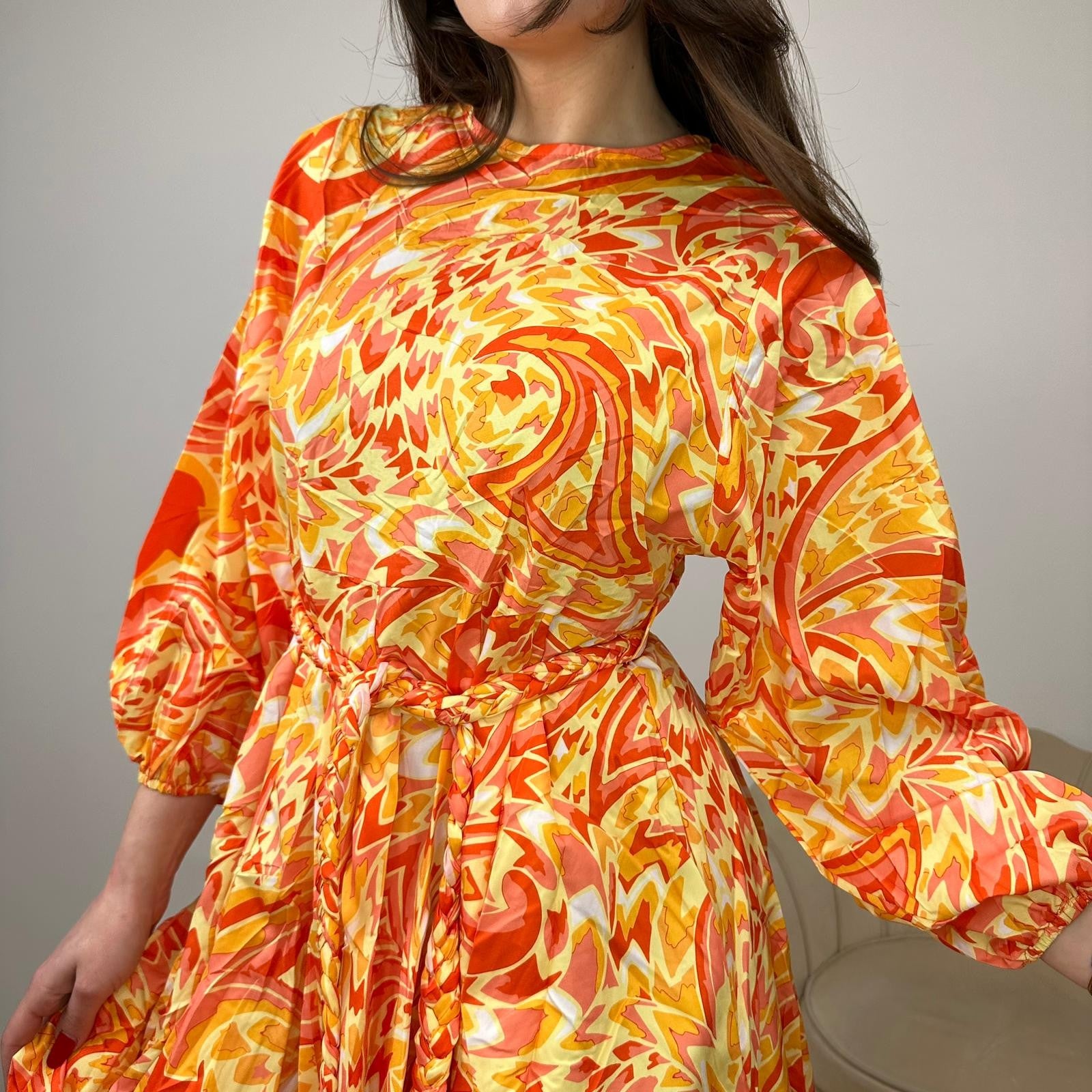 DRESS FANTASIA ARANCIO