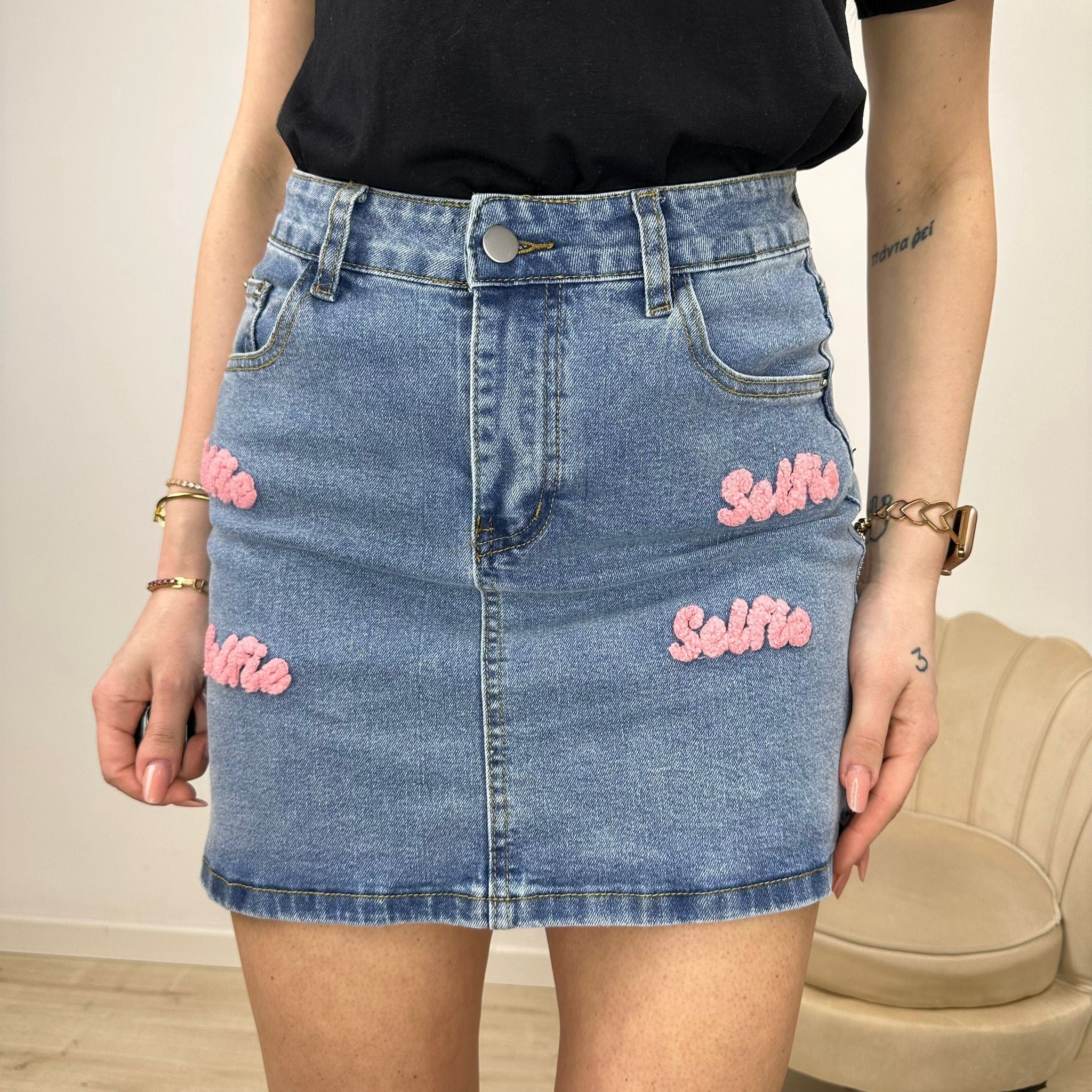 MINIGONNA IN JEANS SELFIE