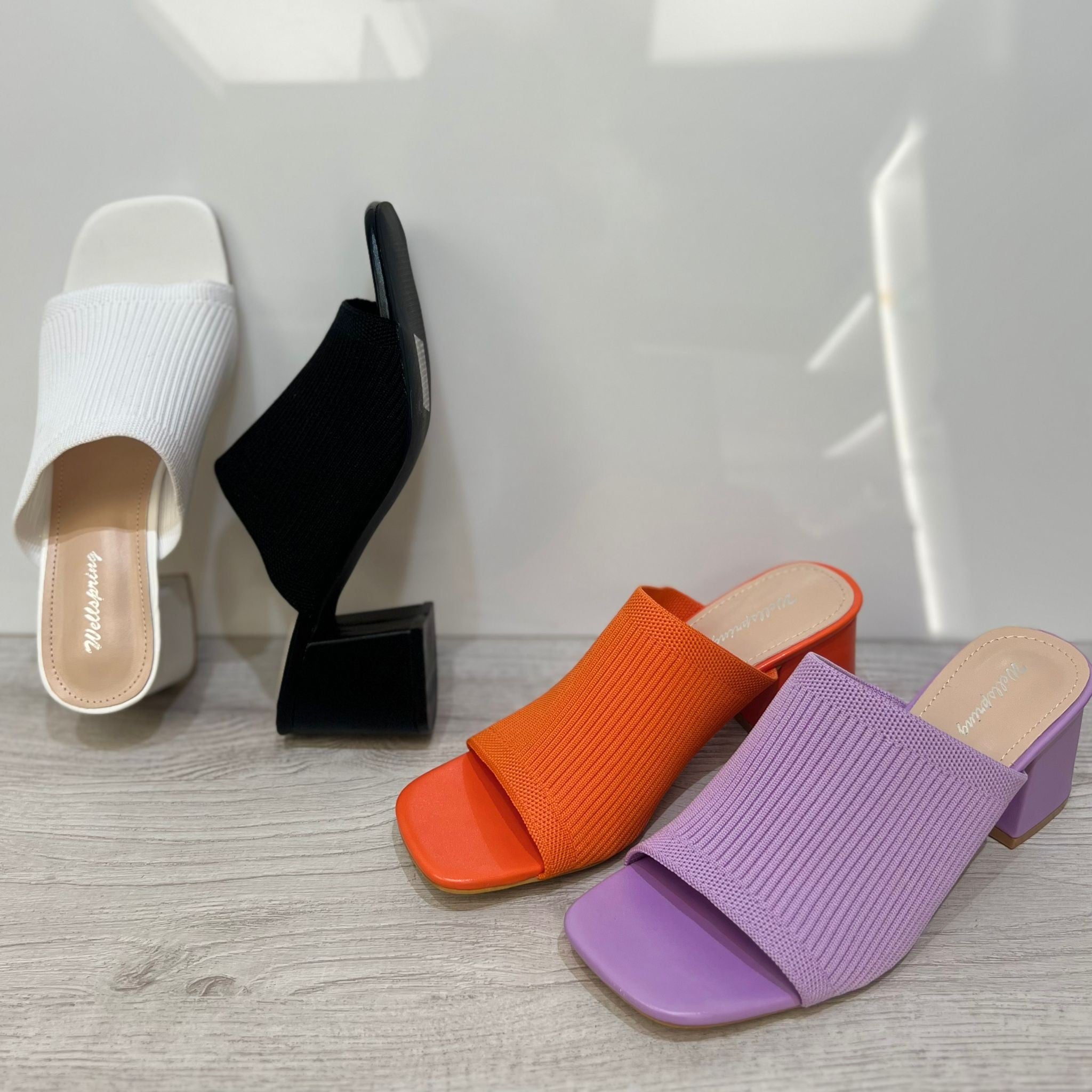 SABOT CON FASCIA LARGA ARANCIO