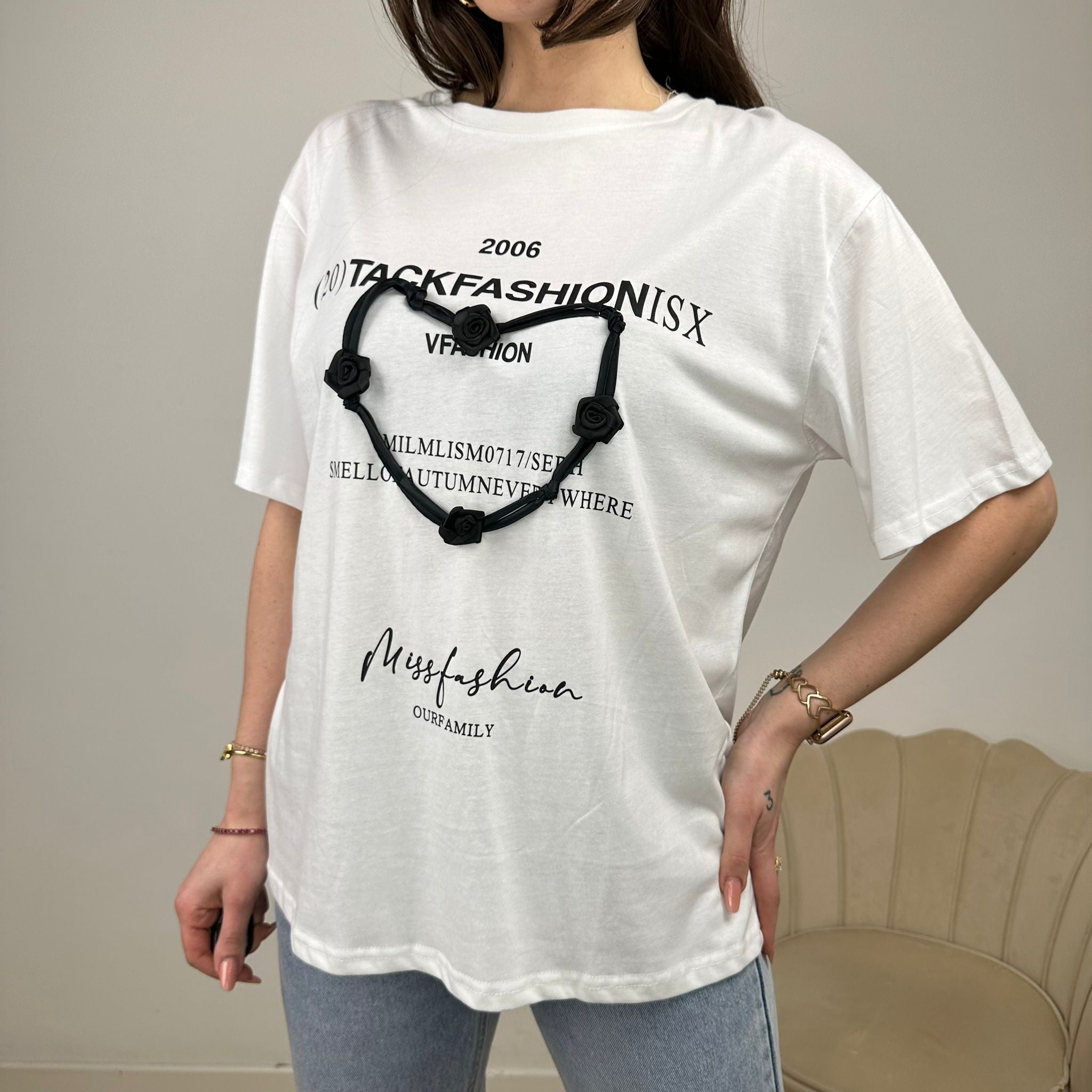 T-SHIRT TACKFASHION BIANCA