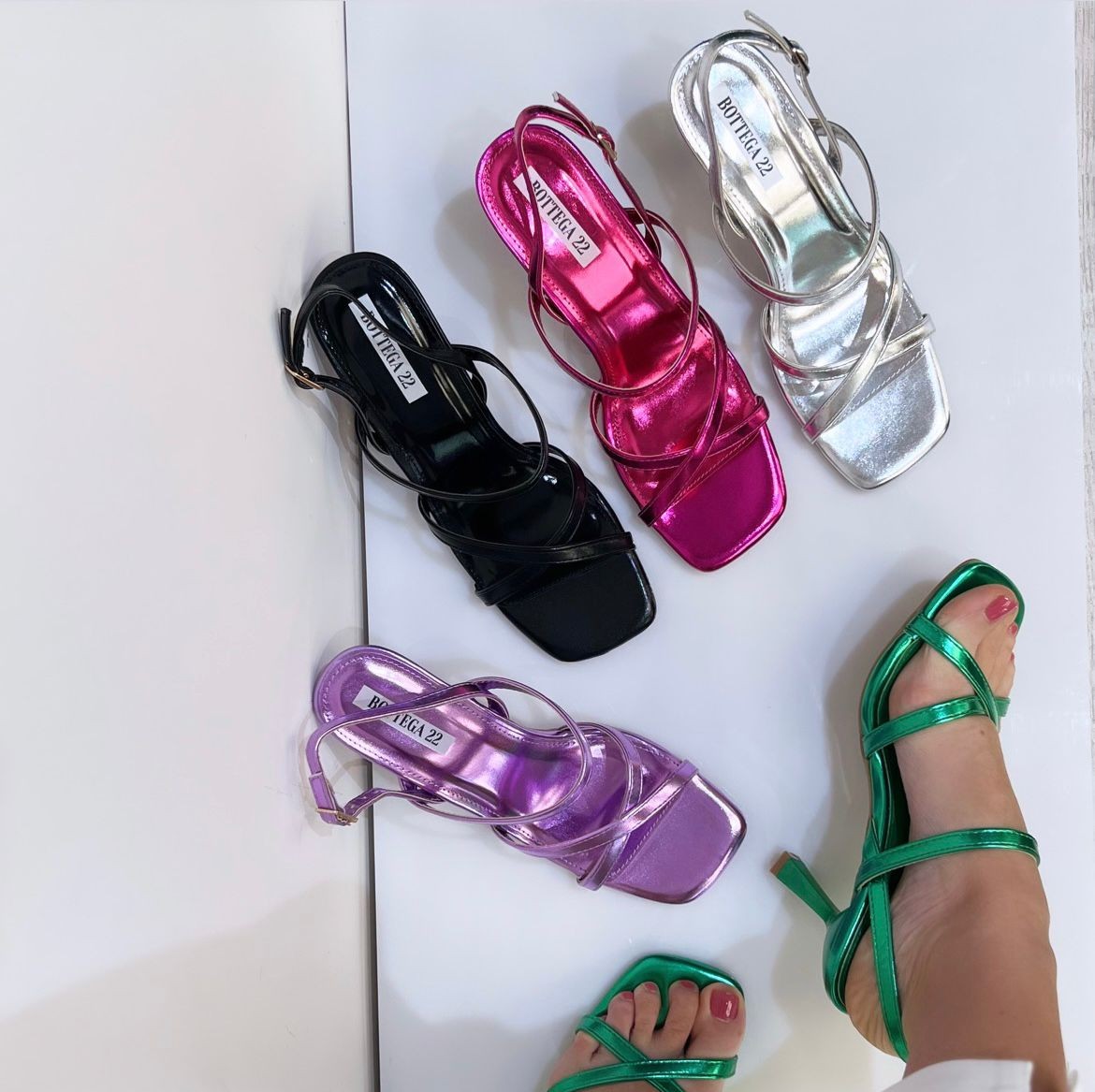 SANDALO MEGAN FUCSIA