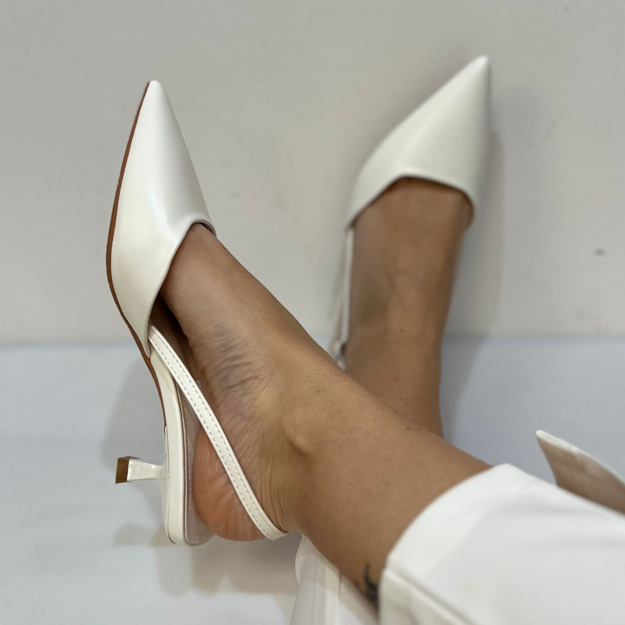 SLINGBACK MATILDA BIANCO