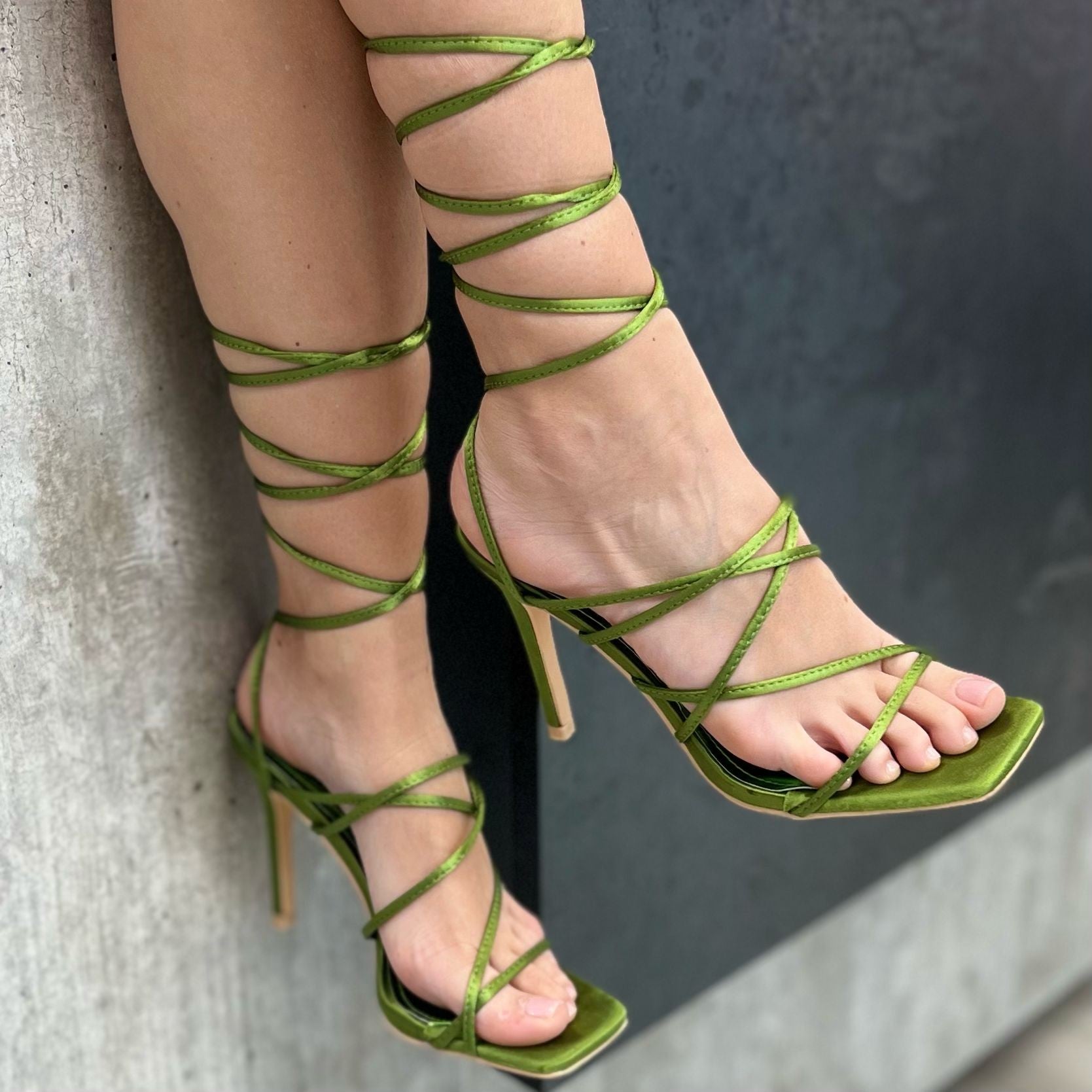 SANDALO SCHIAVA VERDE