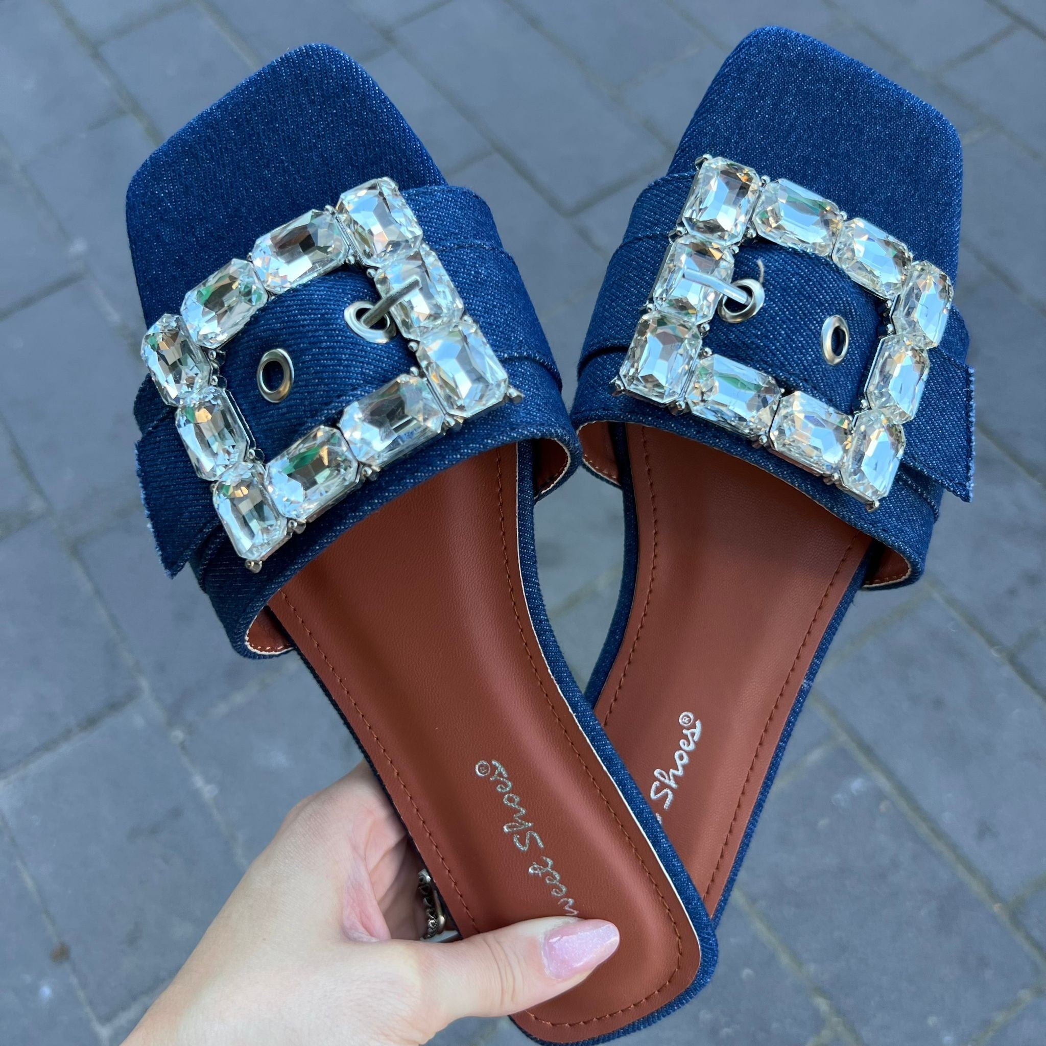 CIABATTA DENIM JEWEL