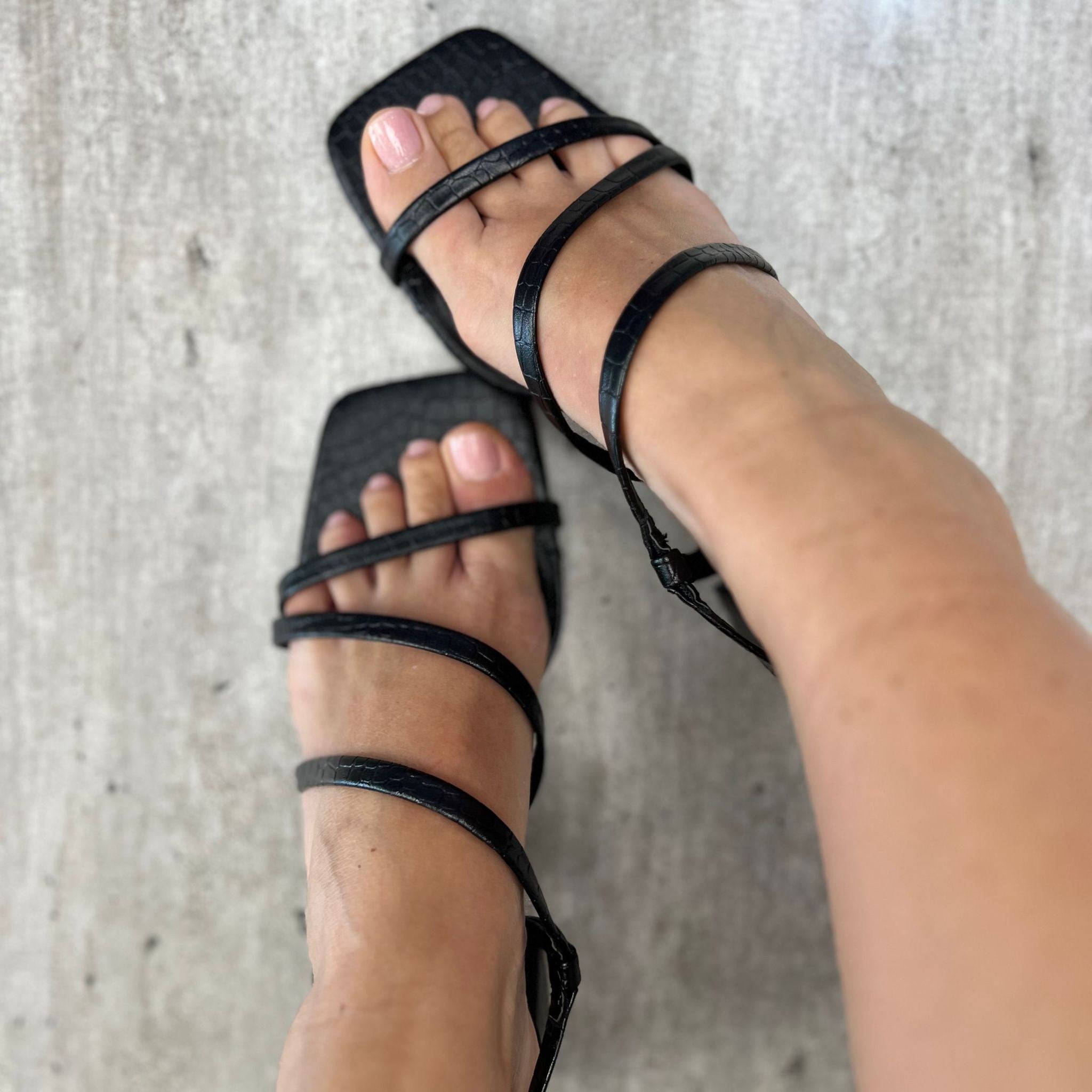 SANDALO GINEVRA NERO