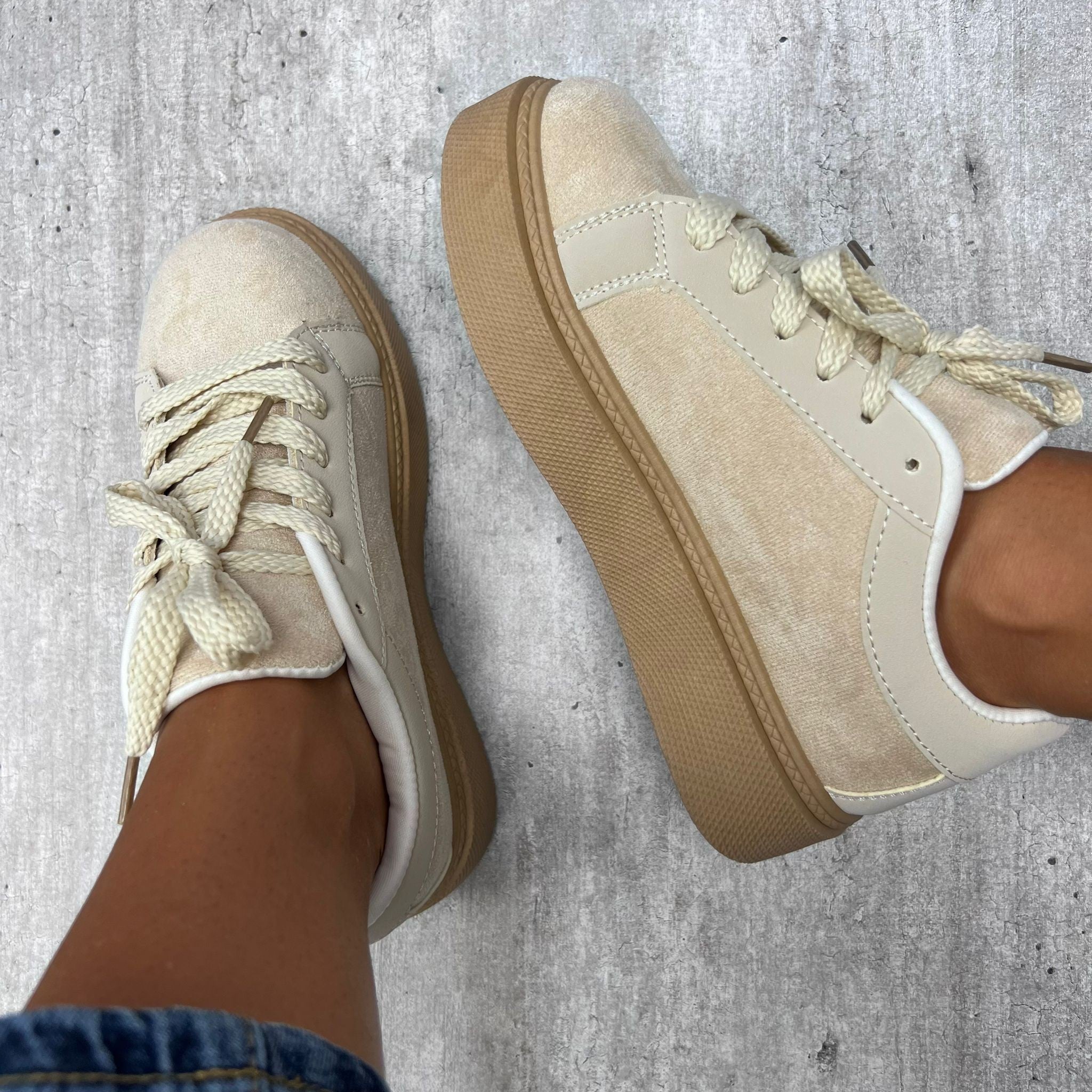 SNEAKERS KELLY BEIGE