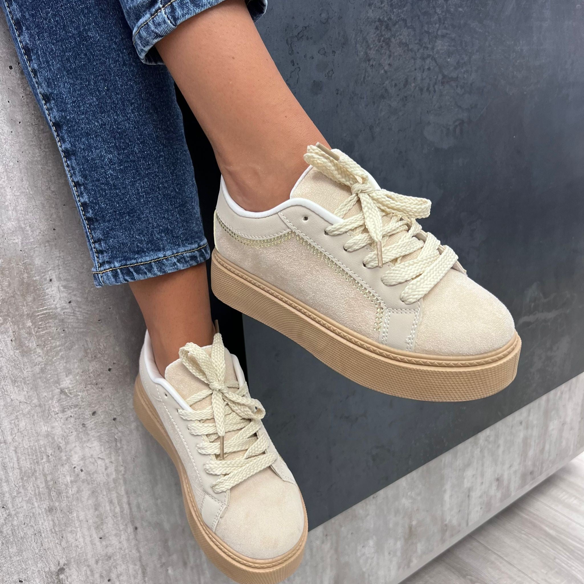 SNEAKERS KELLY BEIGE
