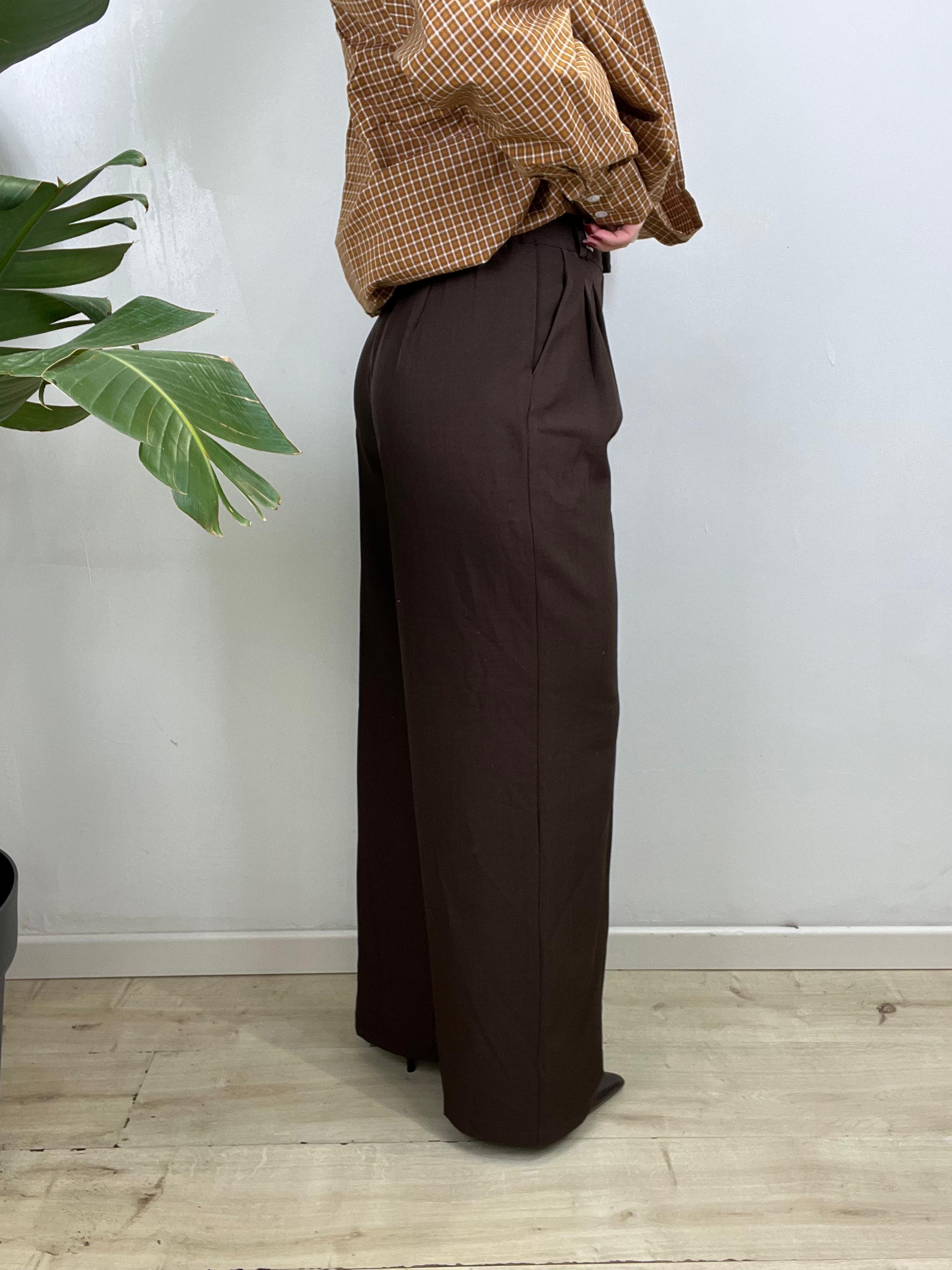 PANTALONE SERENA MARRONE