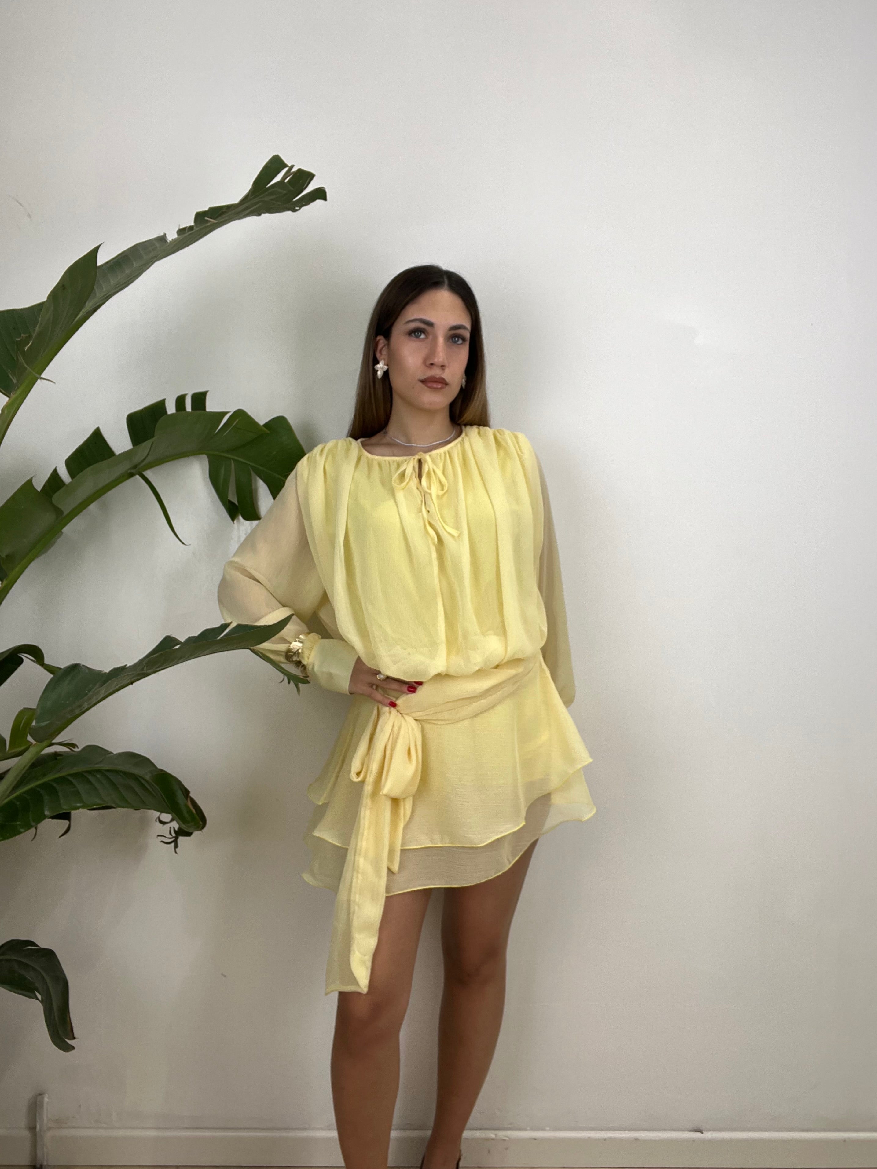 DRESS BERRY GIALLO