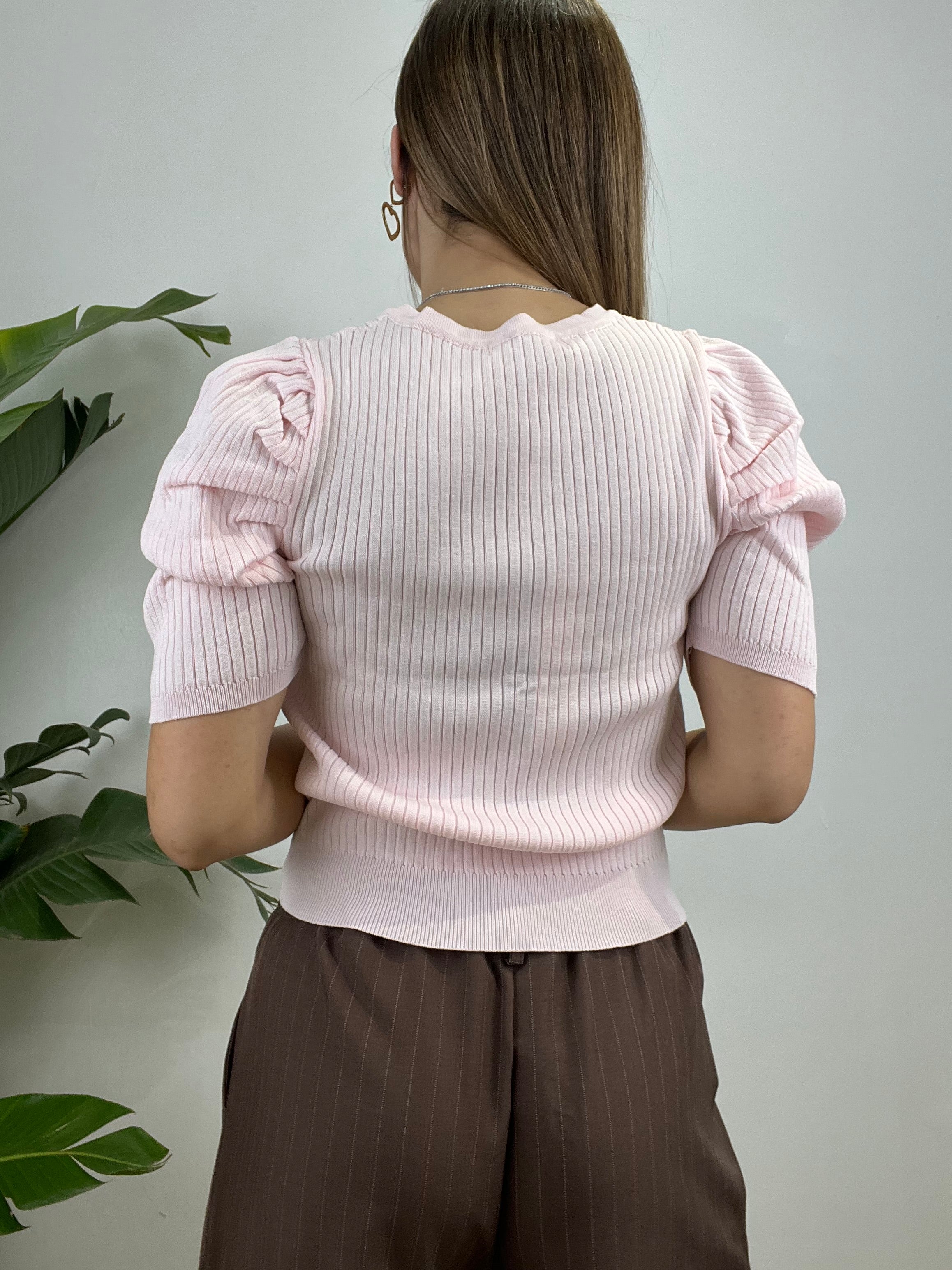 CARDIGAN GINEVRA ROSA