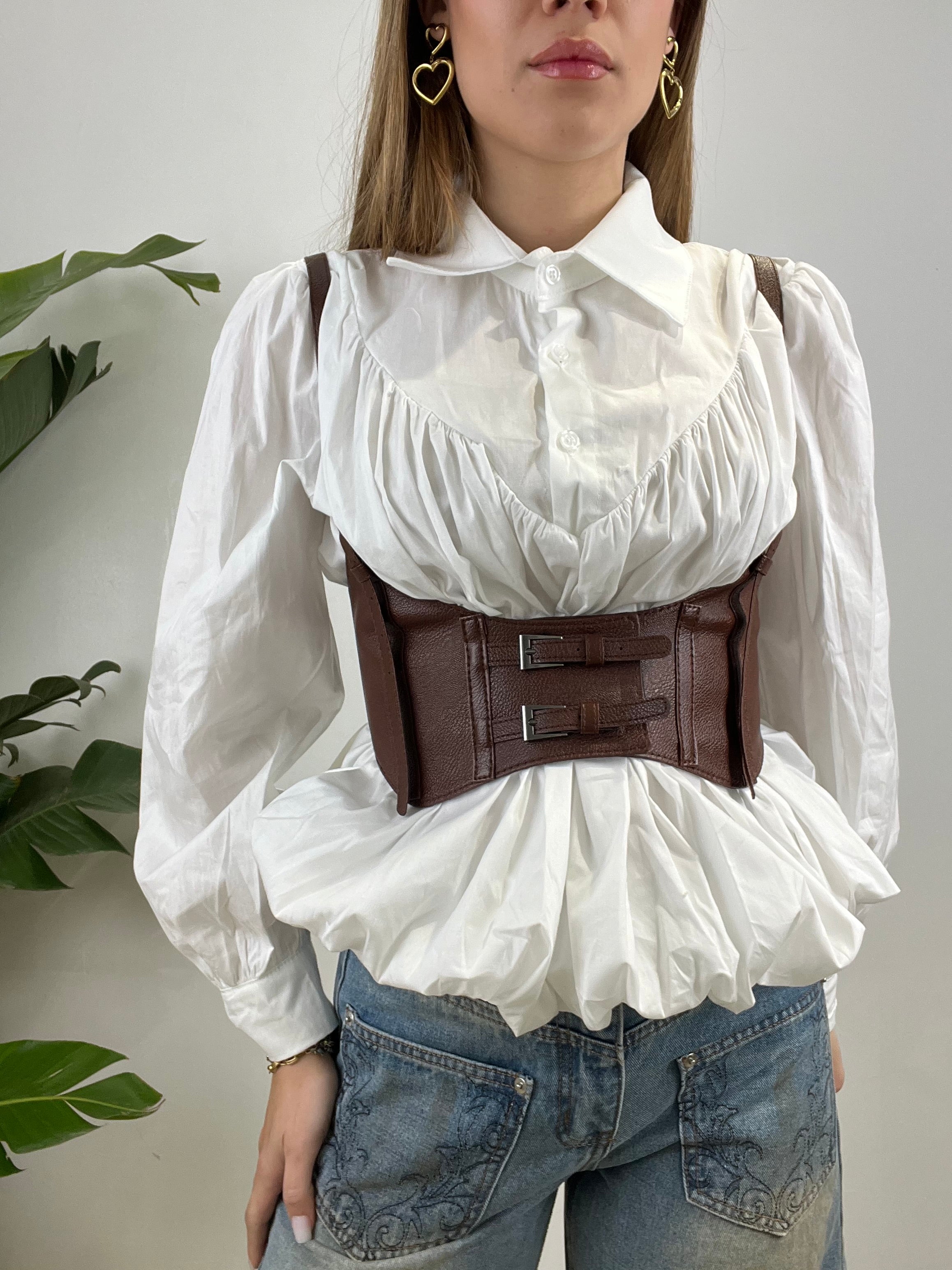 CAMICIA CON BUSTIER