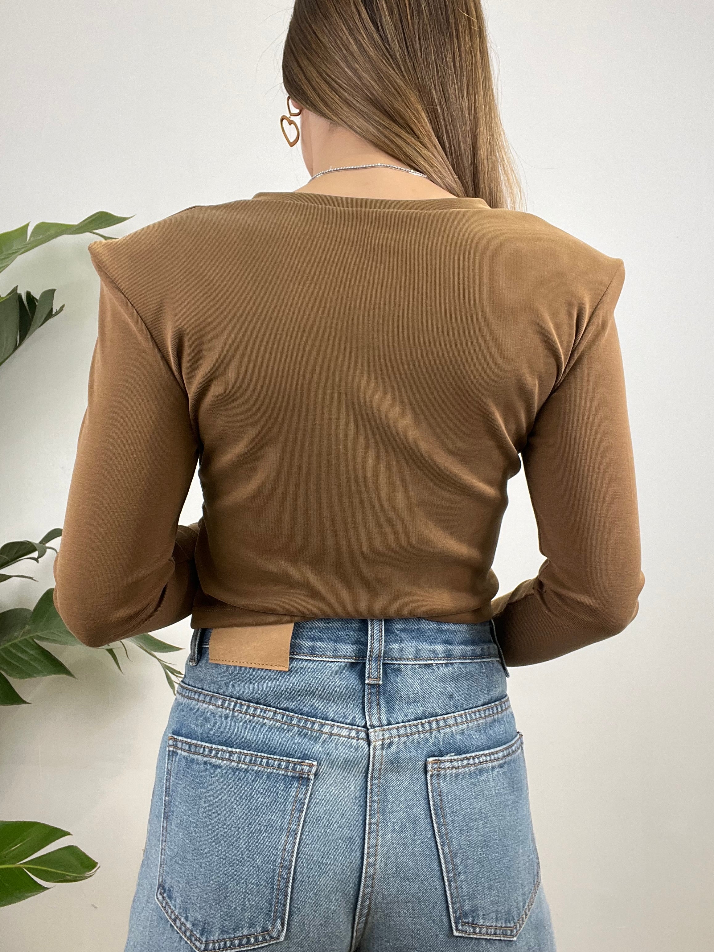 MAGLIA JUST WEST CAMEL