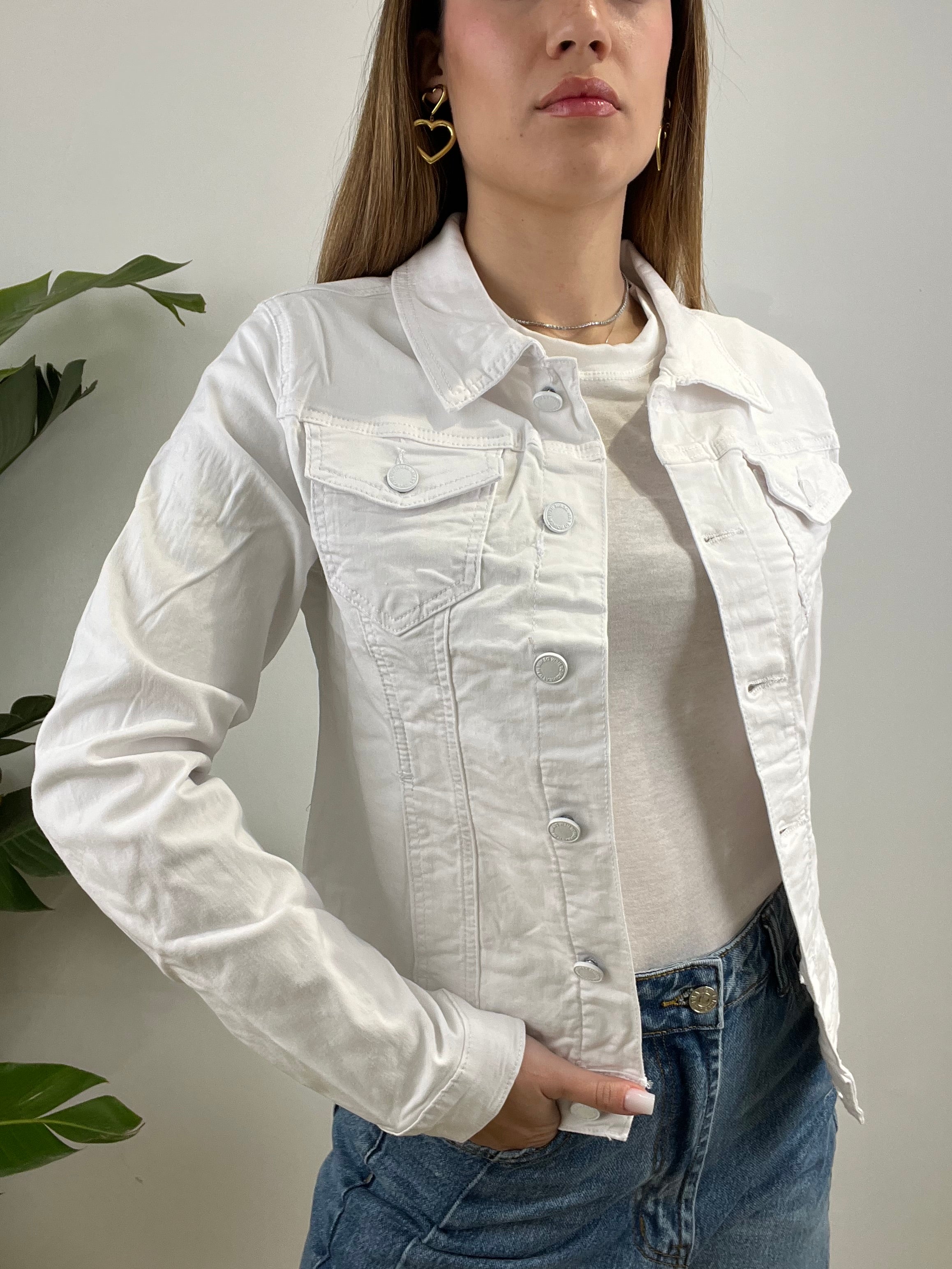 GIUBBINO DENIM PROMO BIANCO
