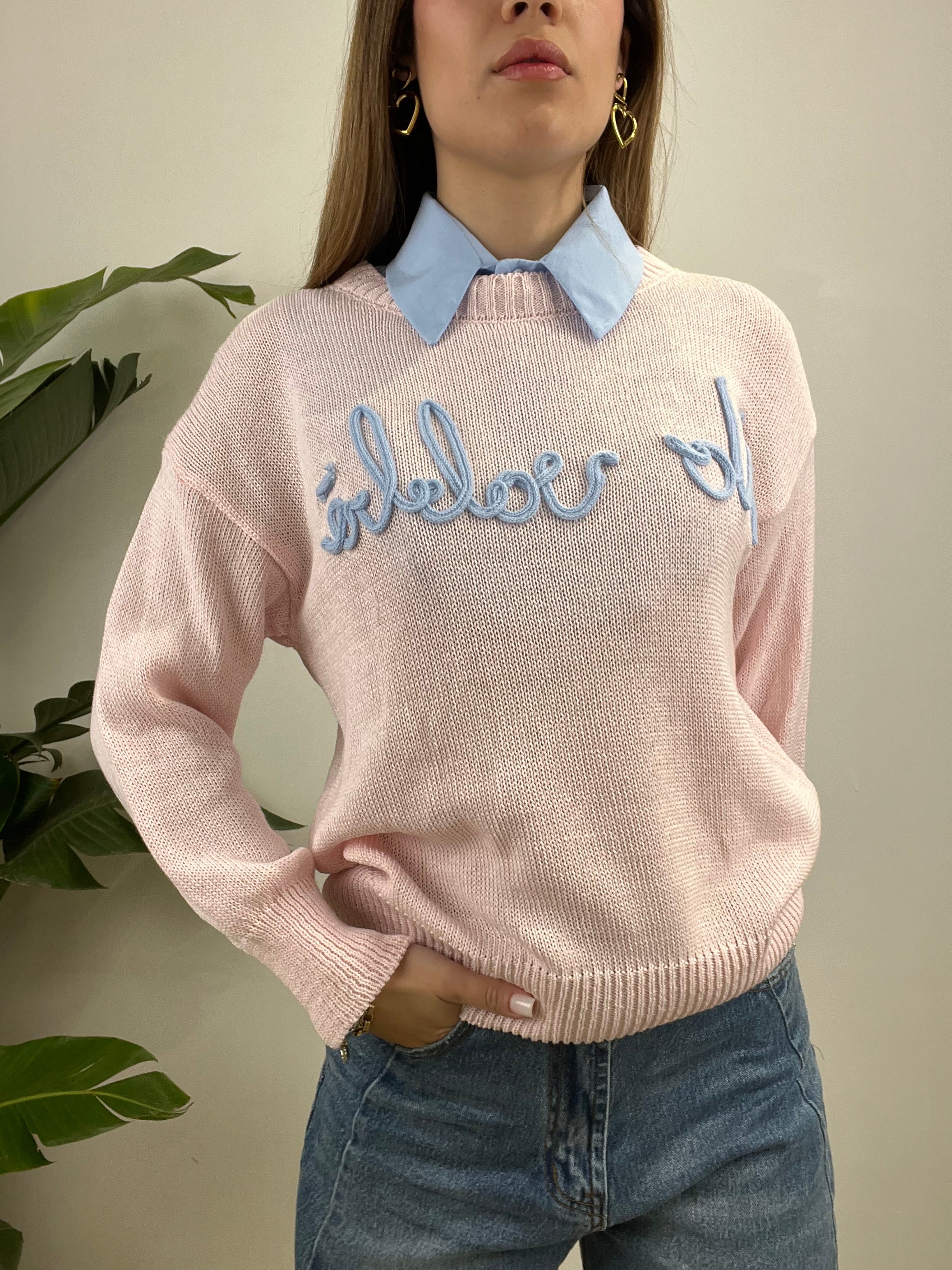 MAGLIA NO VABBè ROSA