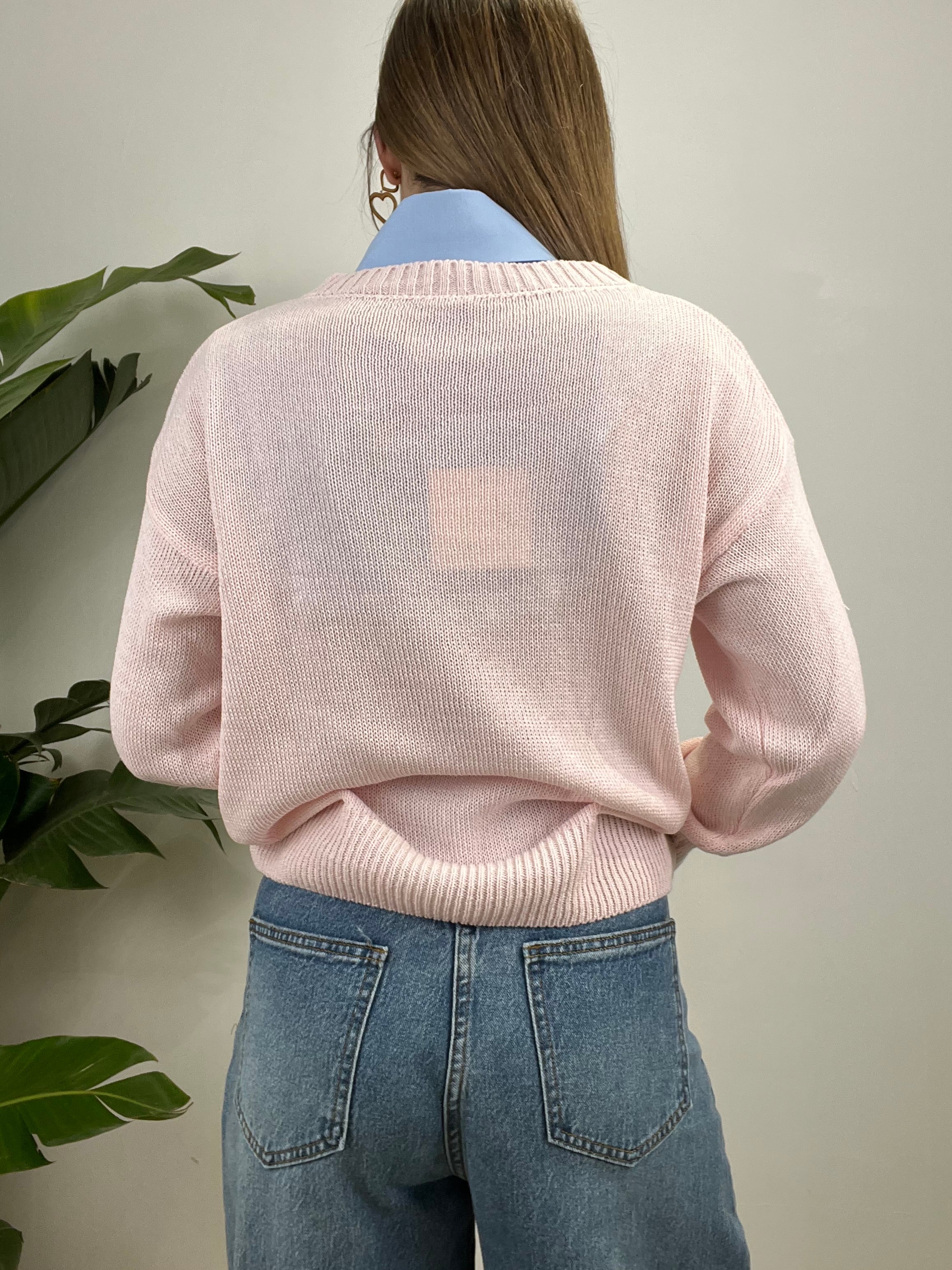 MAGLIA NO VABBè ROSA