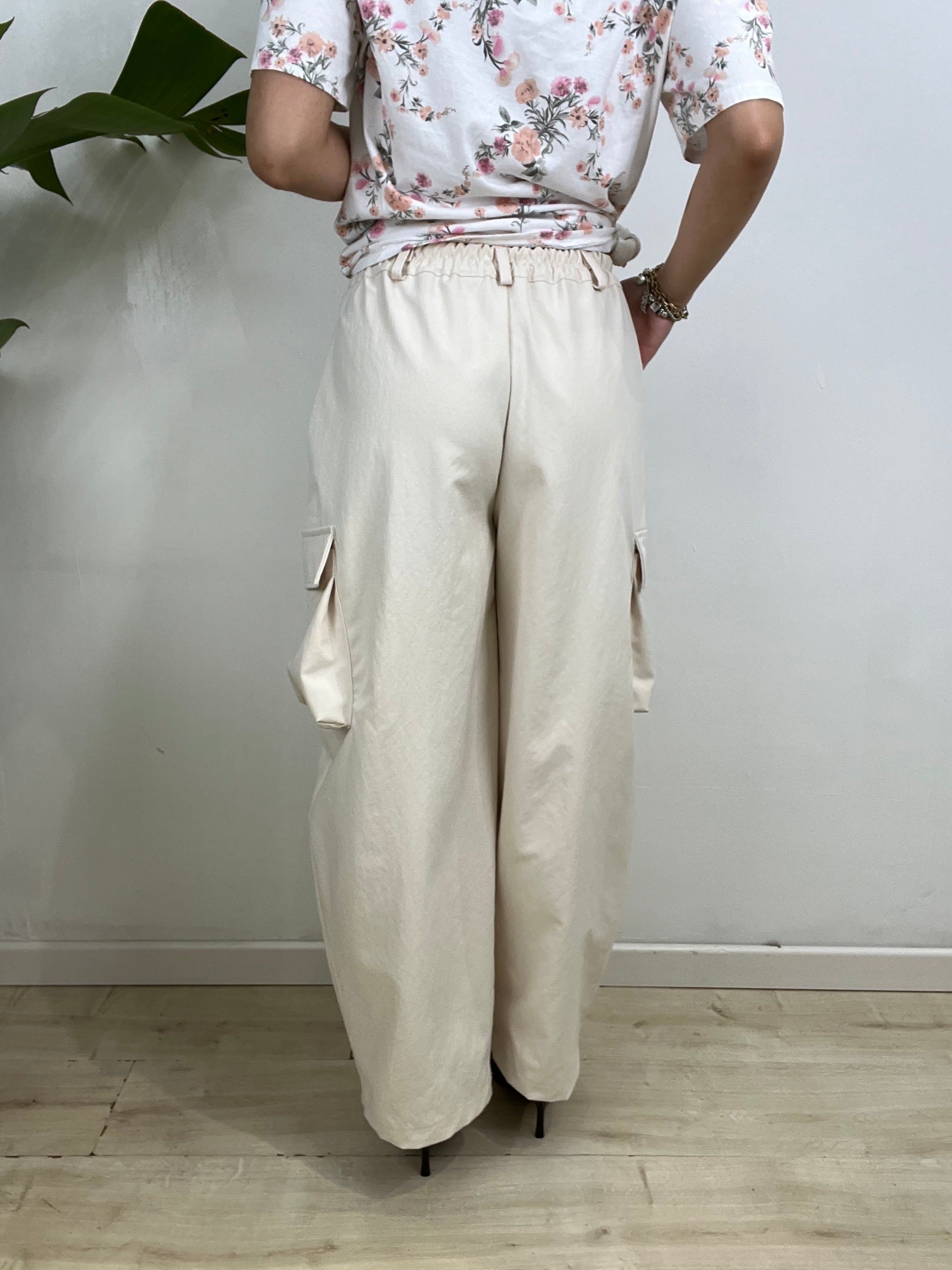 PANTALONI CARGO GIULY BEIGE