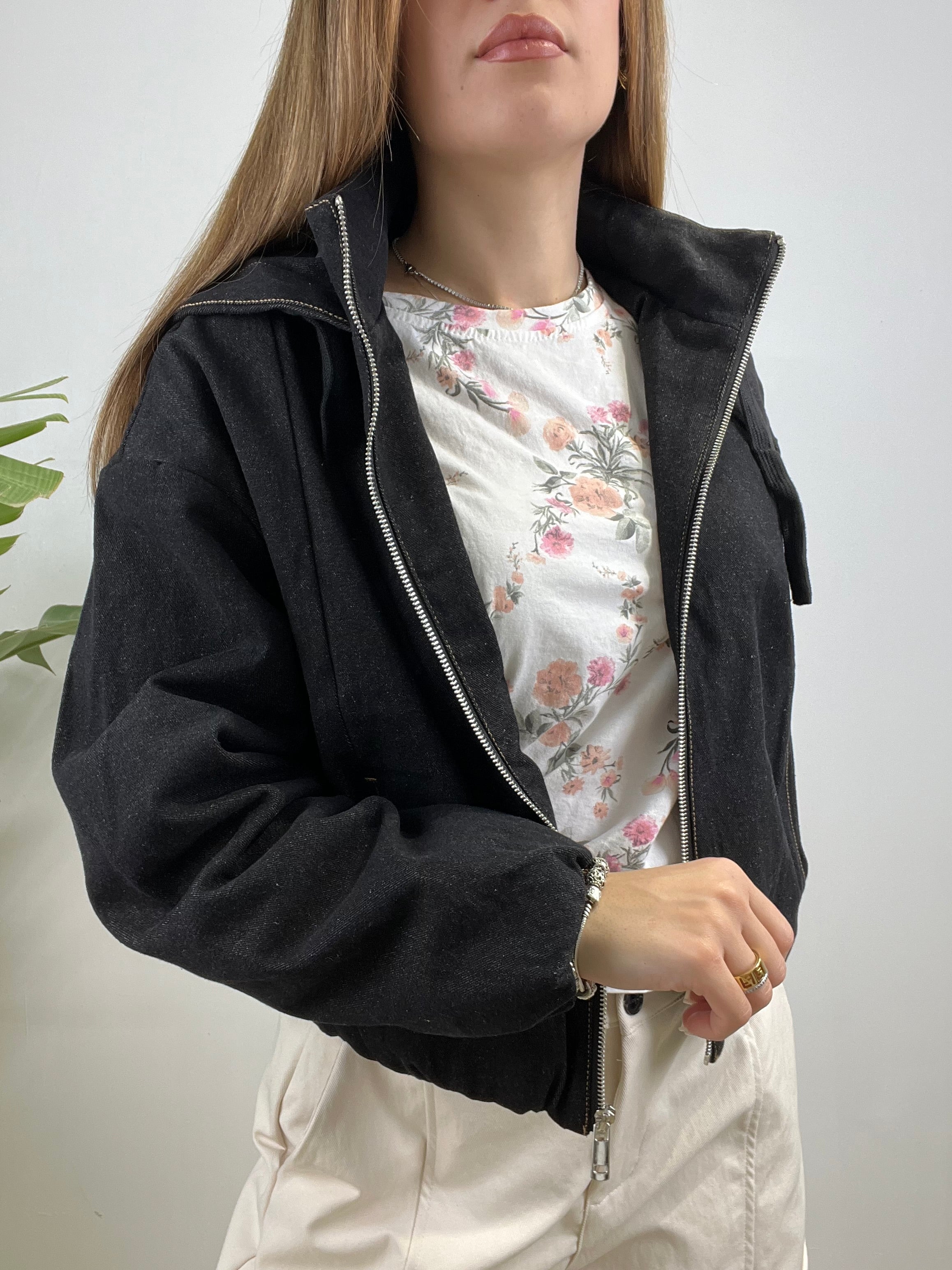 GIUBBINO DENIM BOMBER