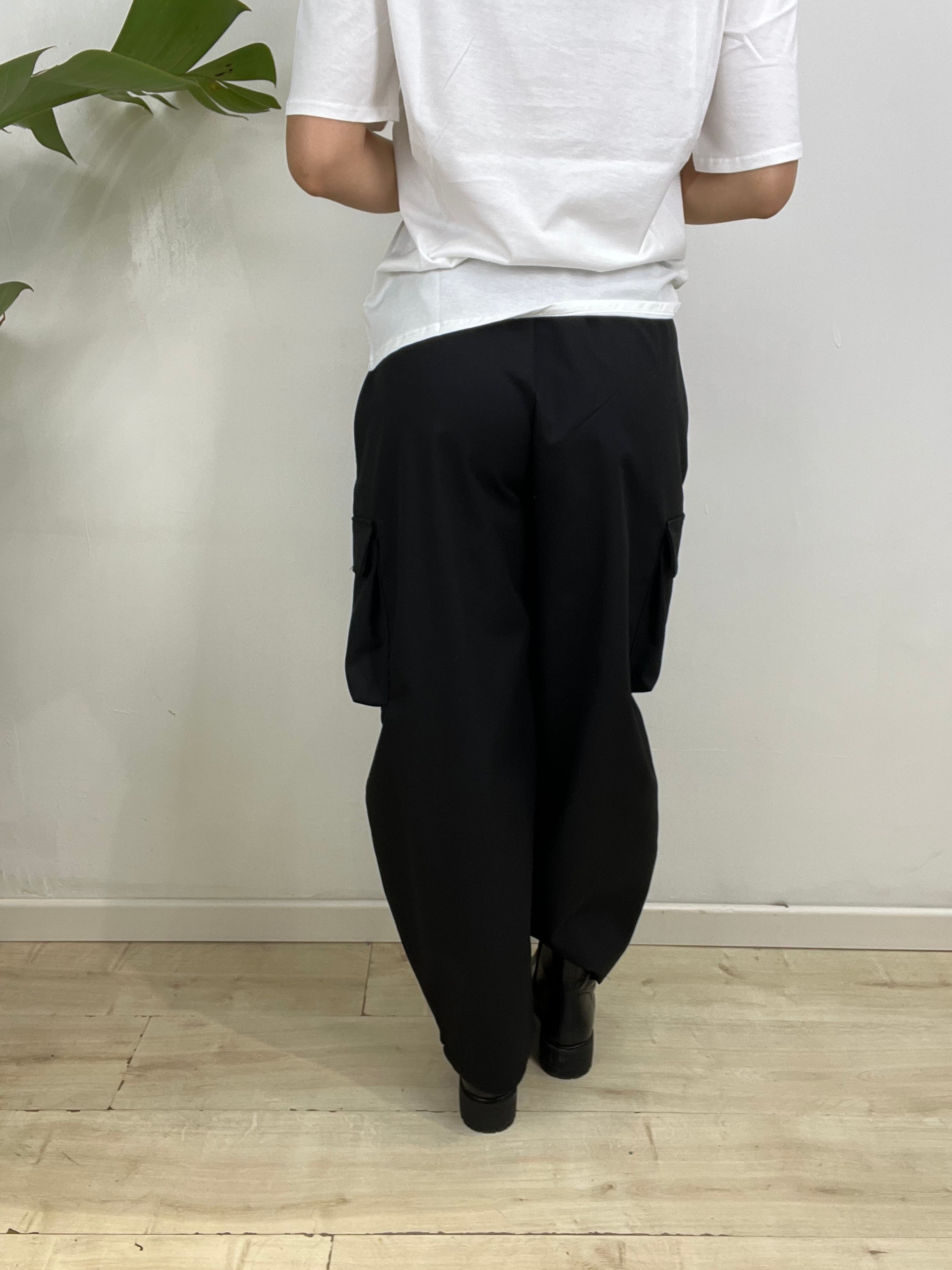PANTALONI CARGO GIULY NERO
