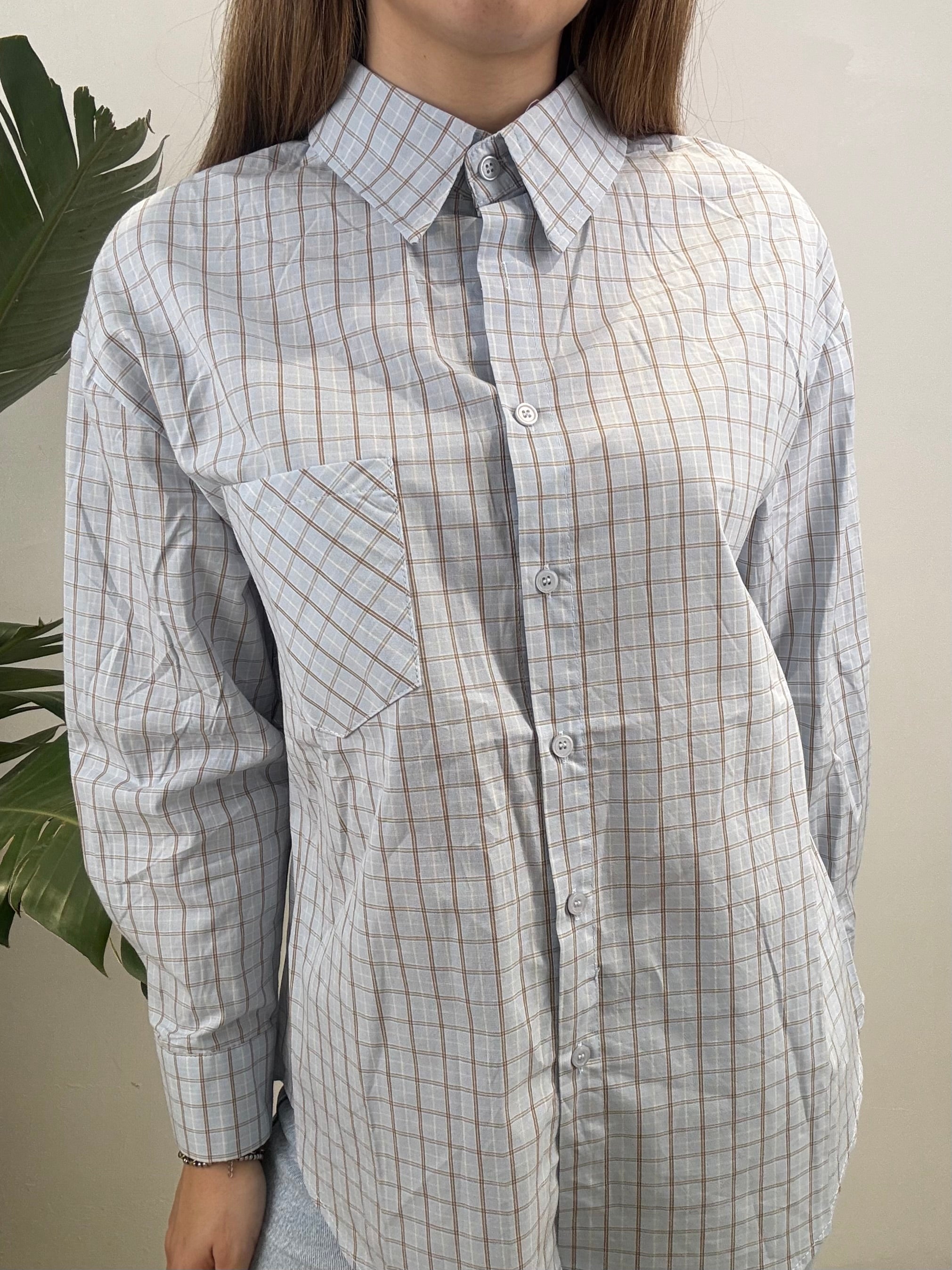 CAMICIA SAMY AZZURRA