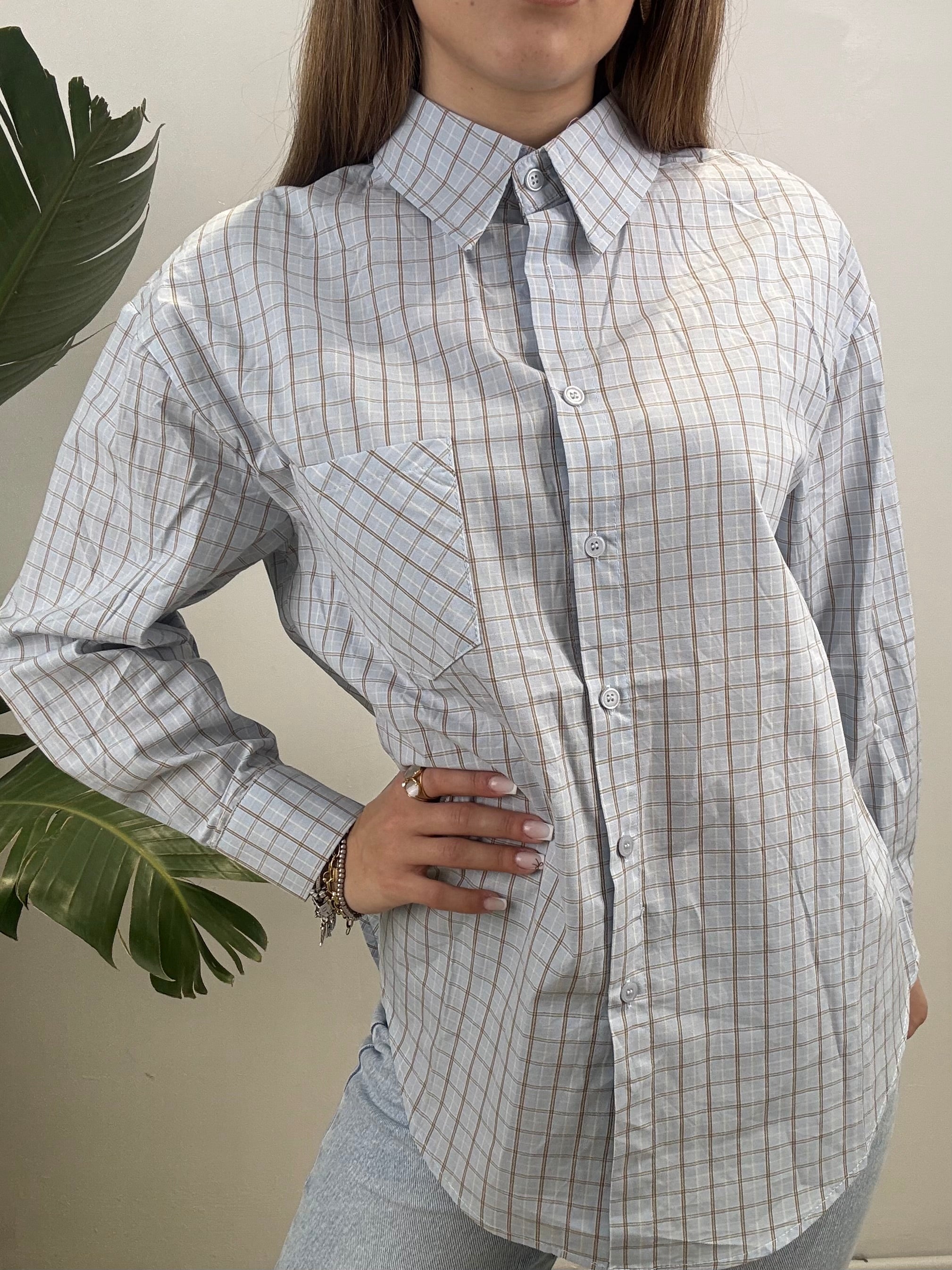 CAMICIA SAMY AZZURRA