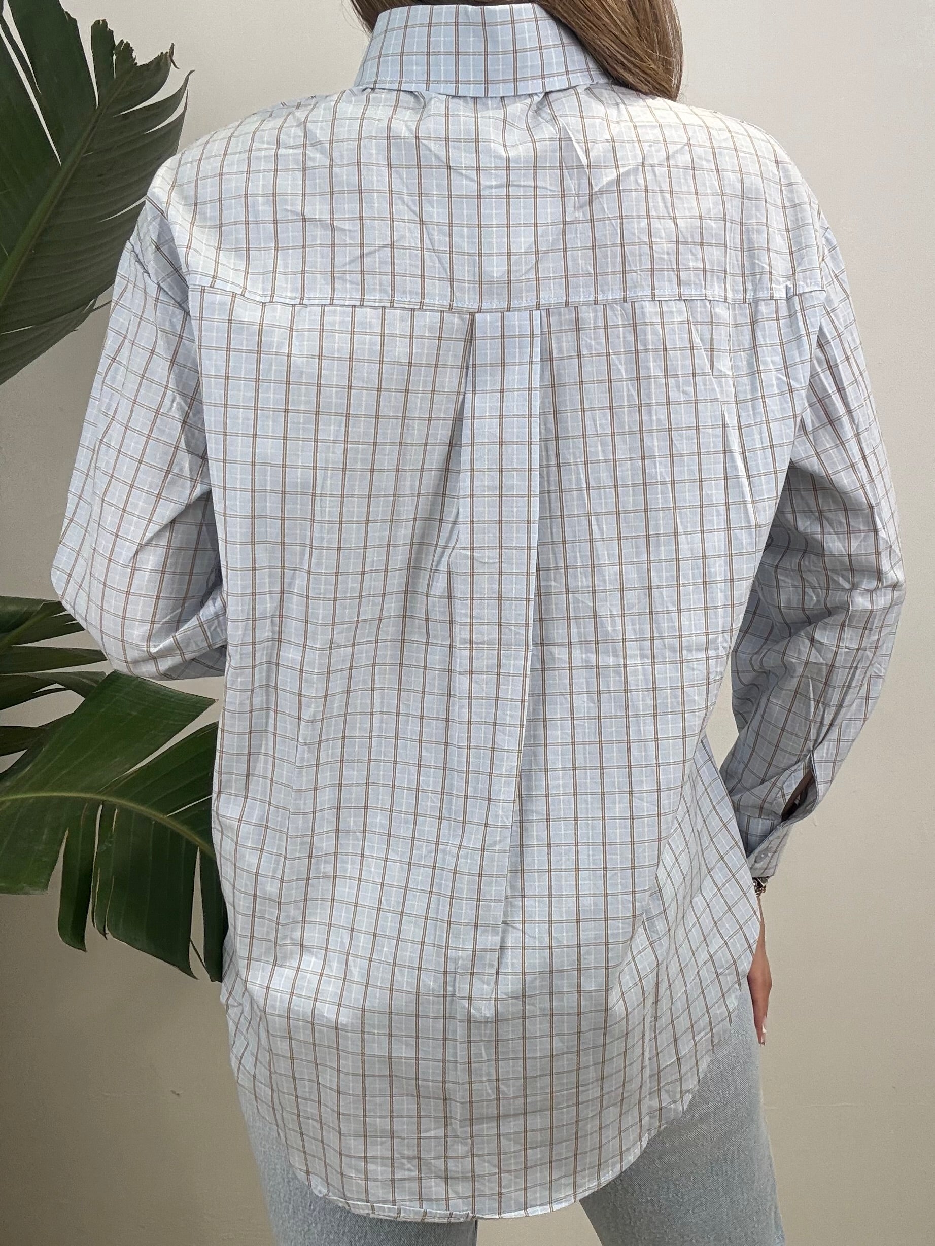 CAMICIA SAMY AZZURRA