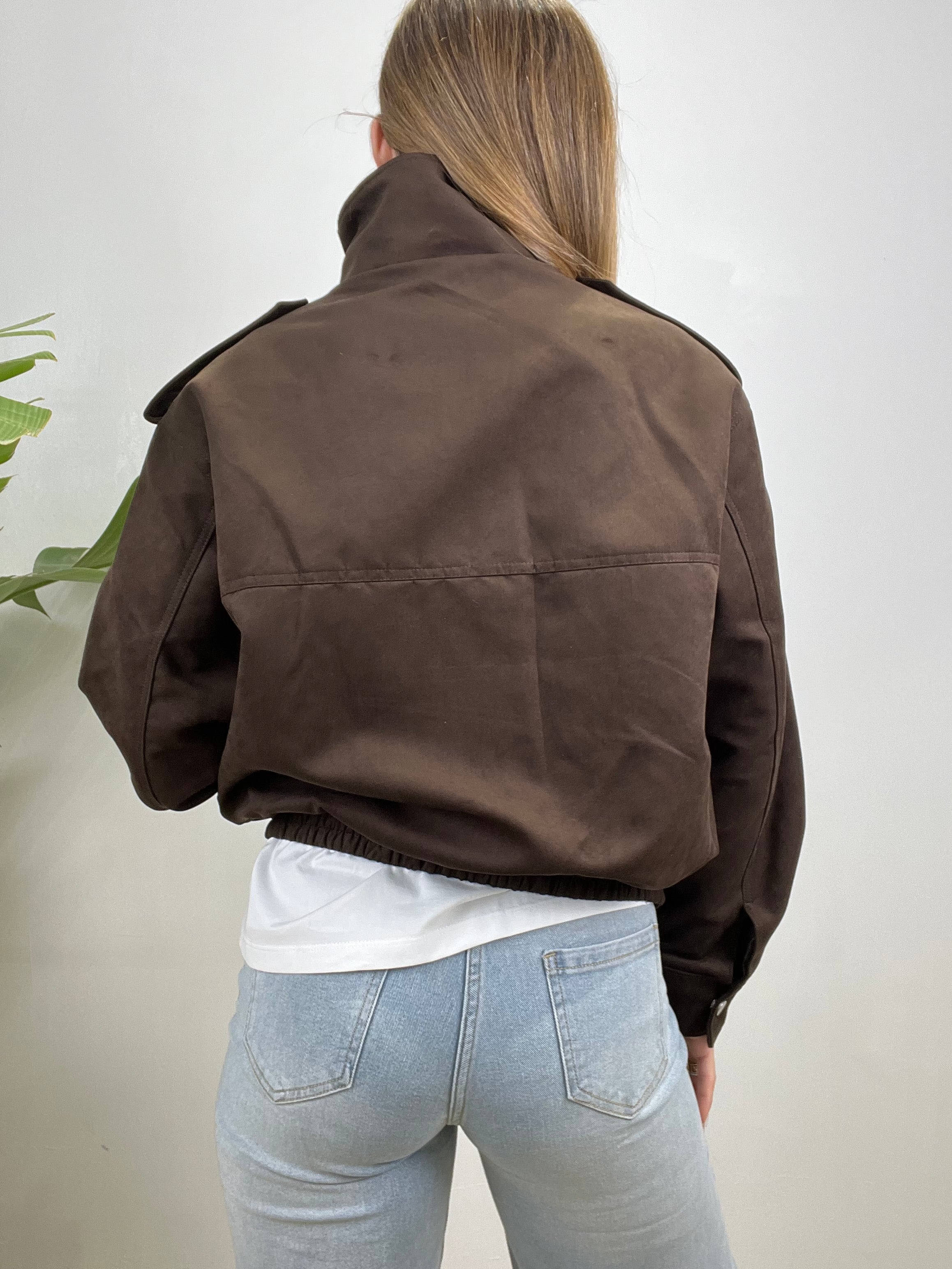 GIUBBINO ECOCAMOSCIO NEMY MARRONE