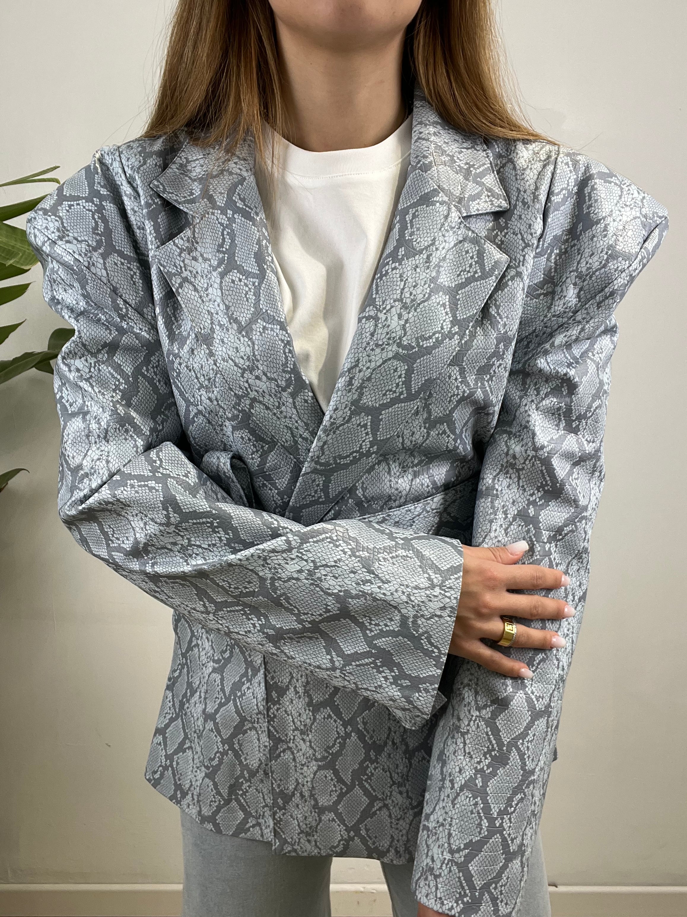 BLAZER PITONATO JUST WEST