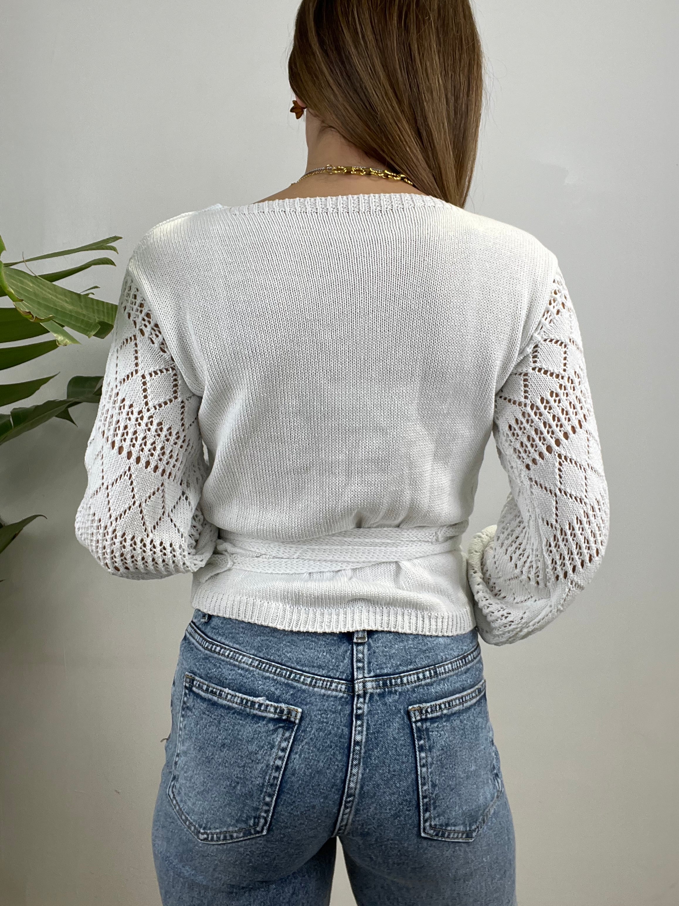 INCROCIATINA SELENIA BIANCA