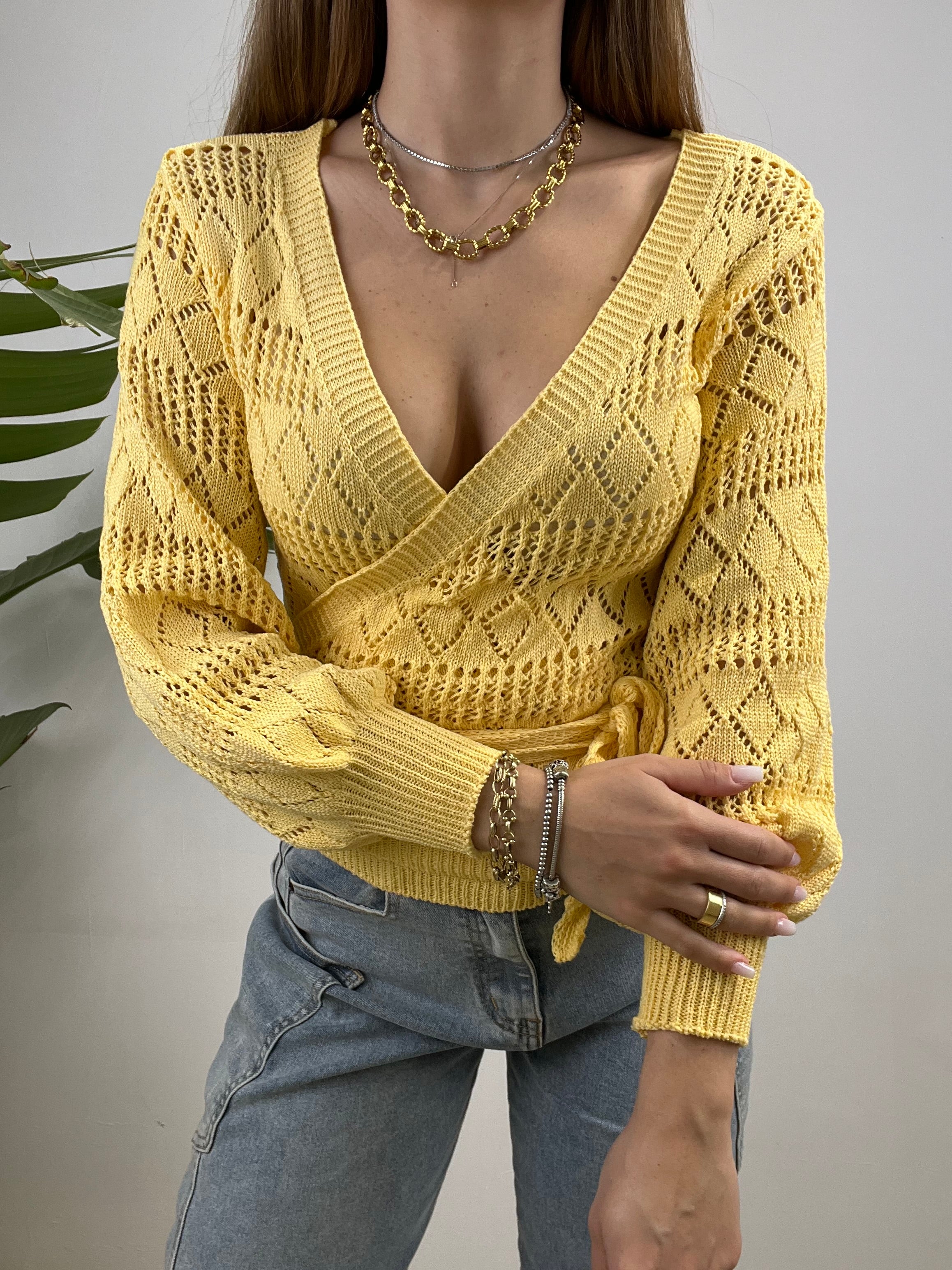 INCROCIATINA SELENIA GIALLA