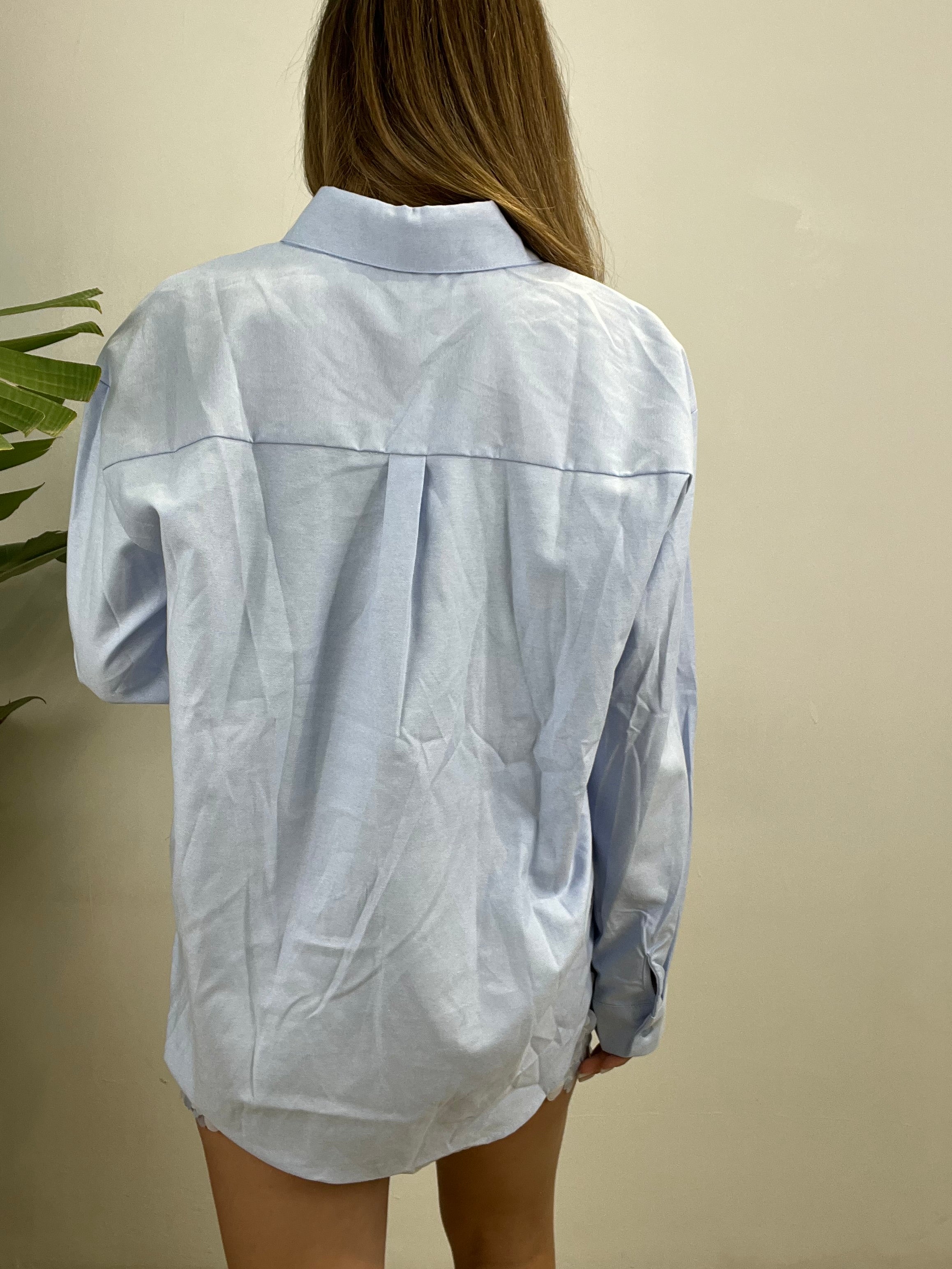 CAMICIA CUORICINO CELESTE