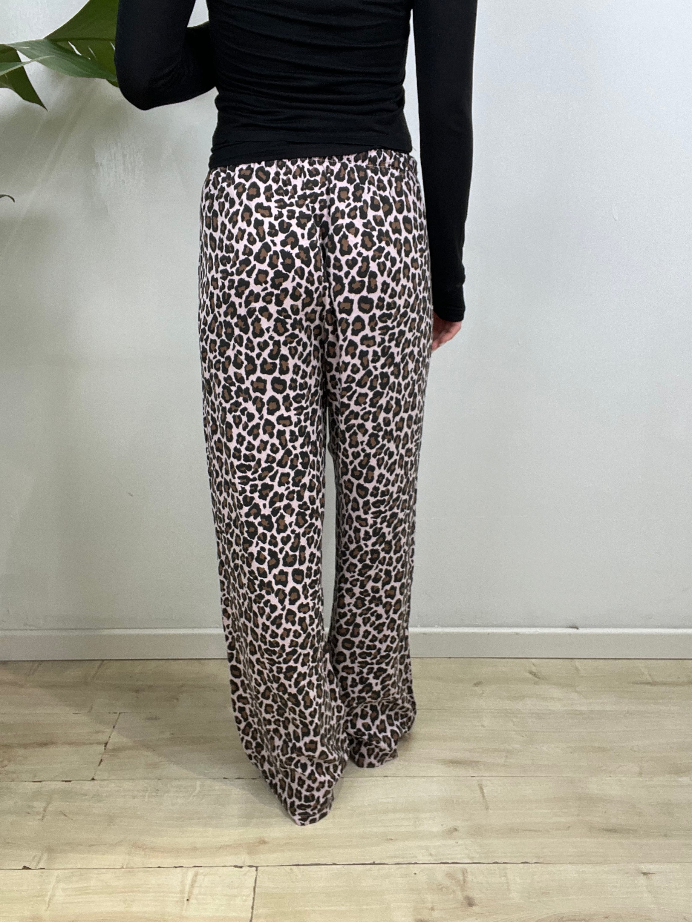 PANTALONE MACULATO BIANCO
