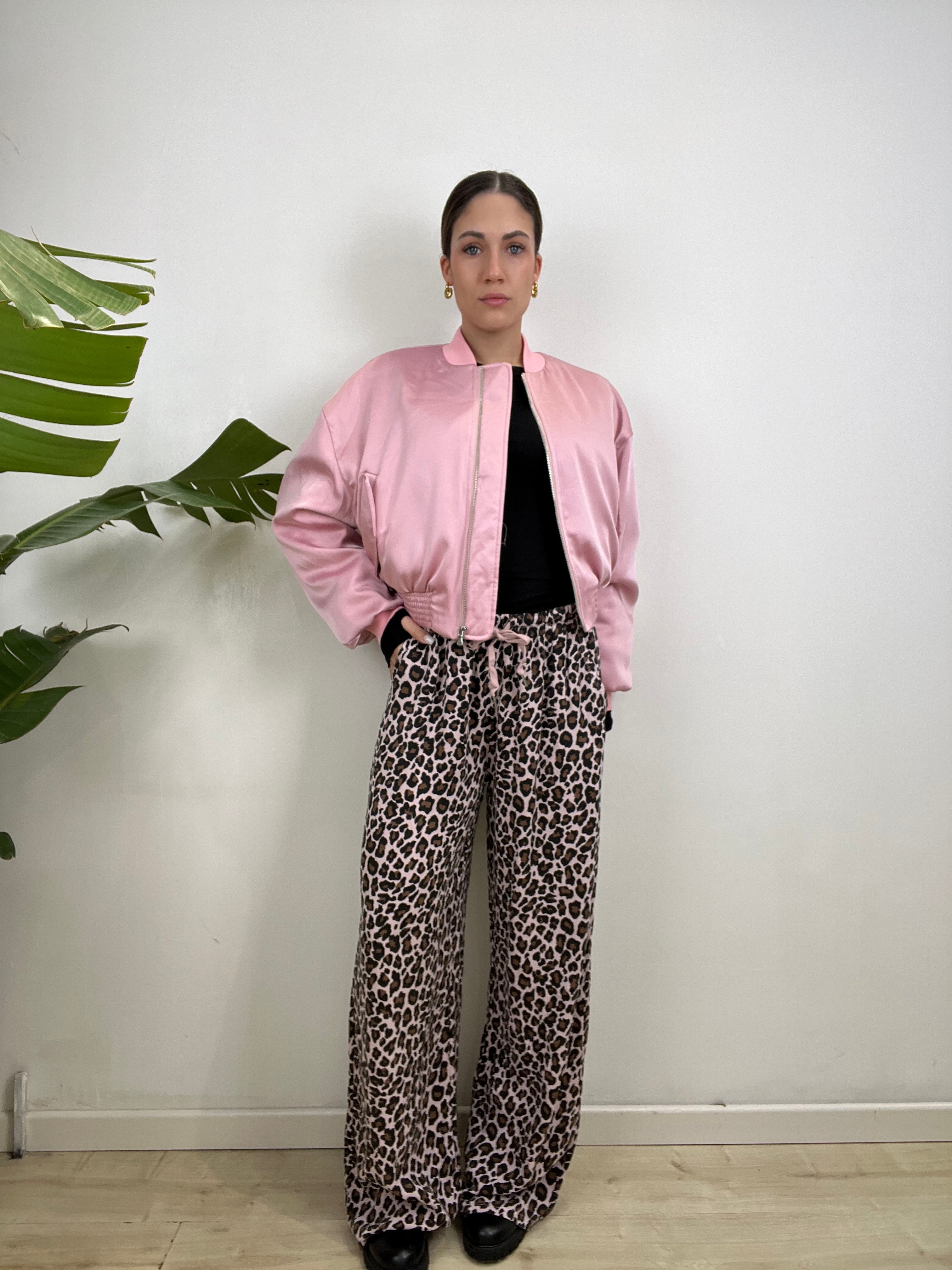 PANTALONE MACULATO BIANCO