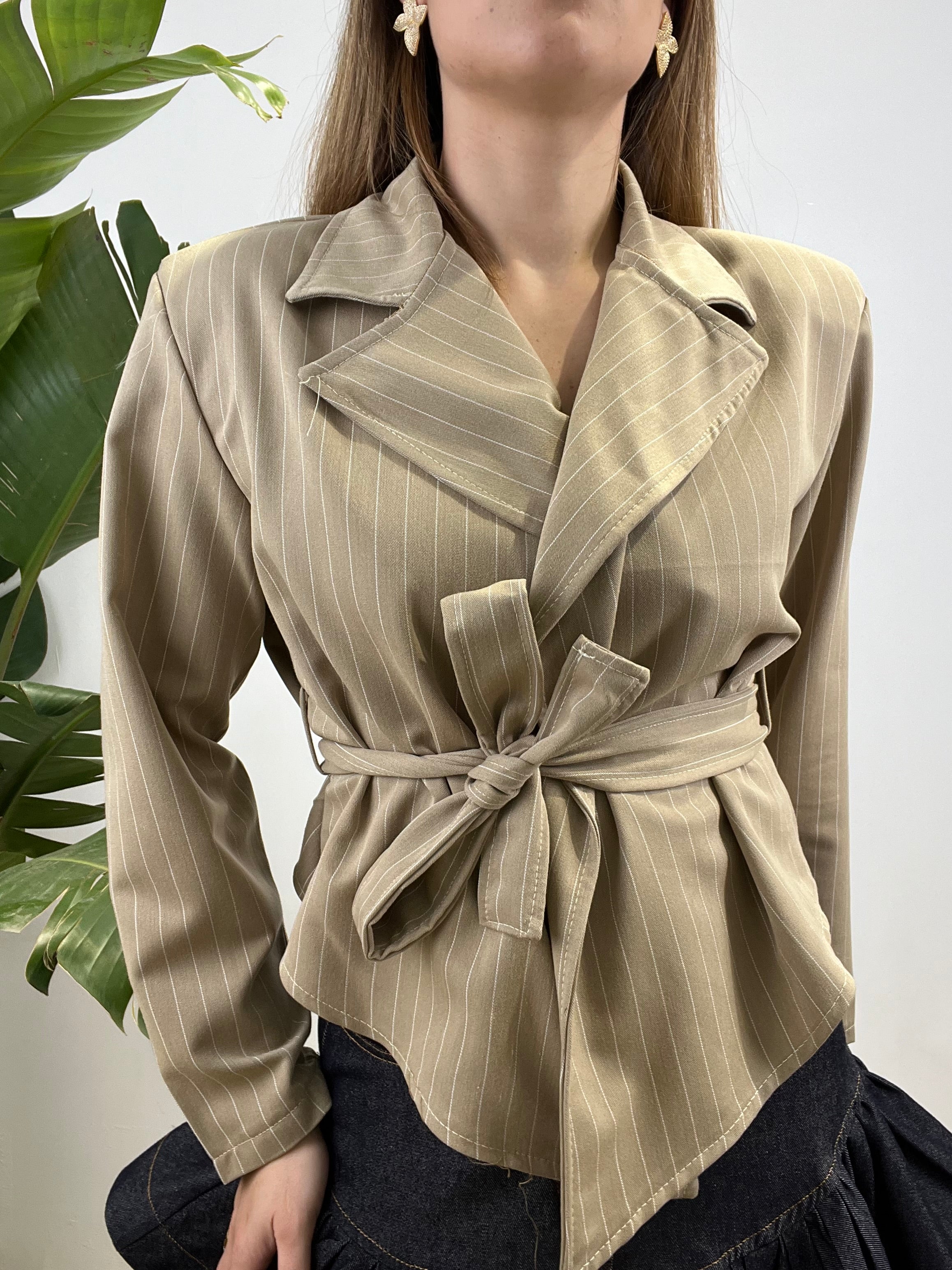 GIACCA ECONOMY GESSATA CAMEL