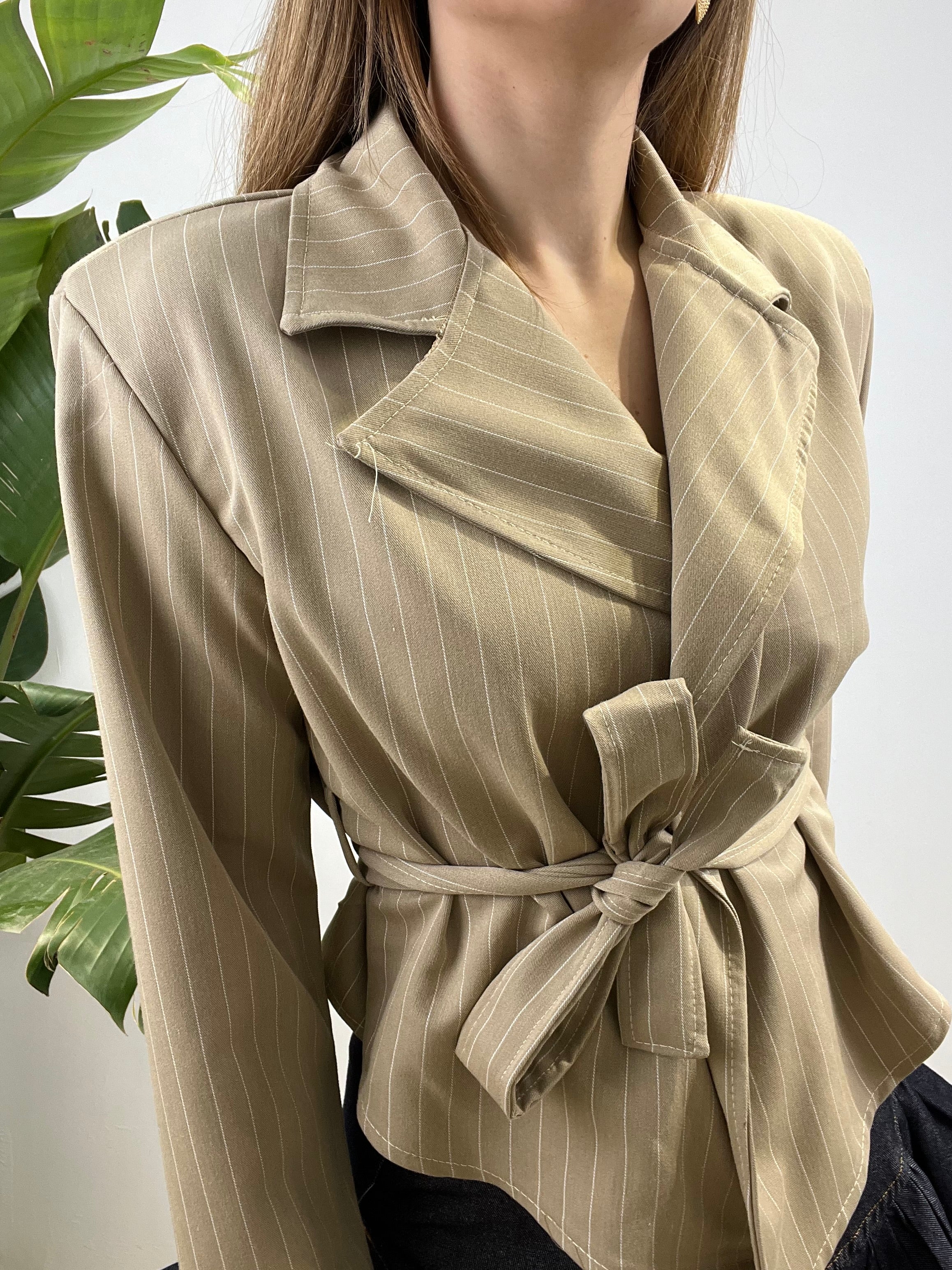 GIACCA ECONOMY GESSATA CAMEL