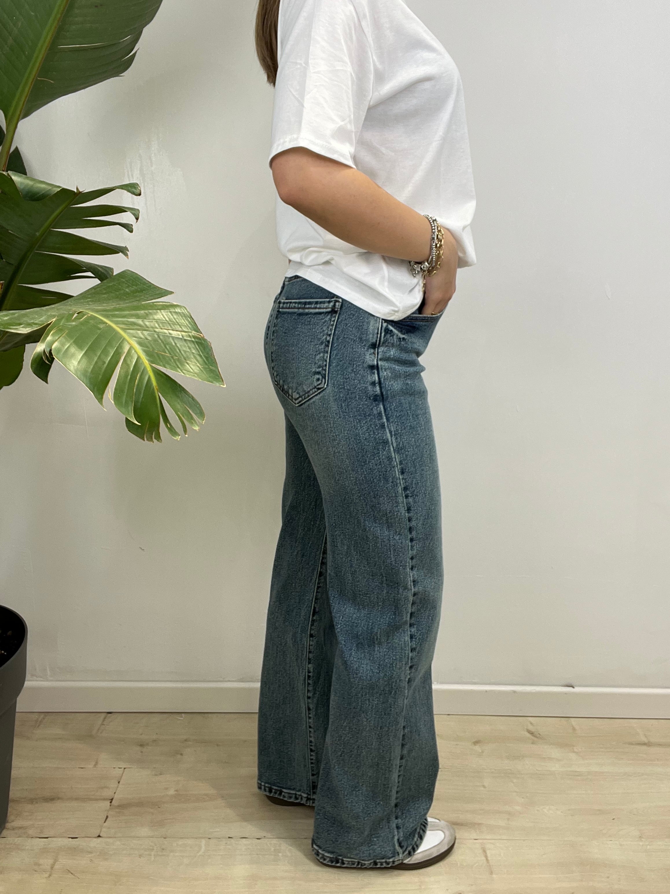 JEANS WIDE LEG CLIA