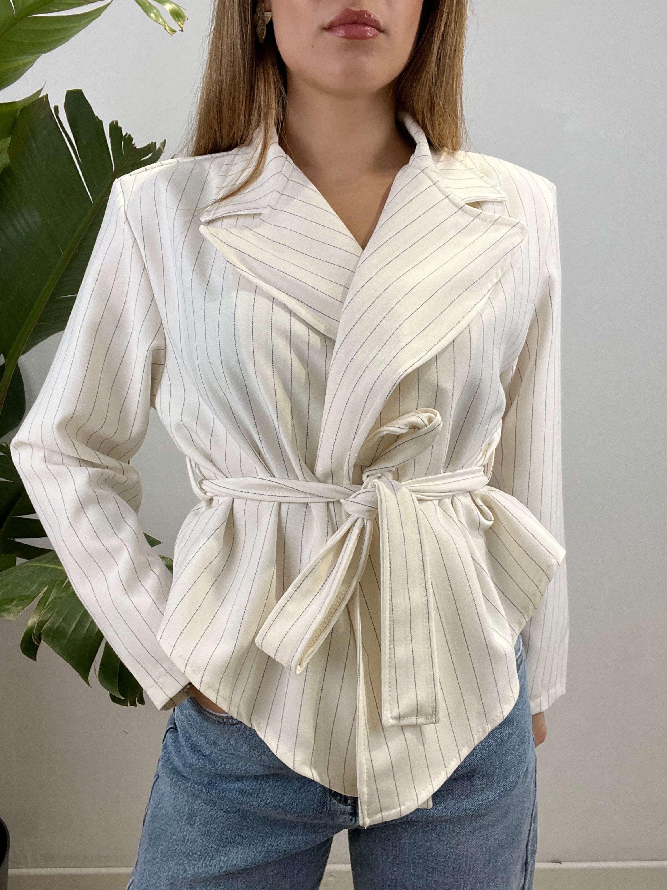 GIACCA ECONOMY GESSATA BEIGE