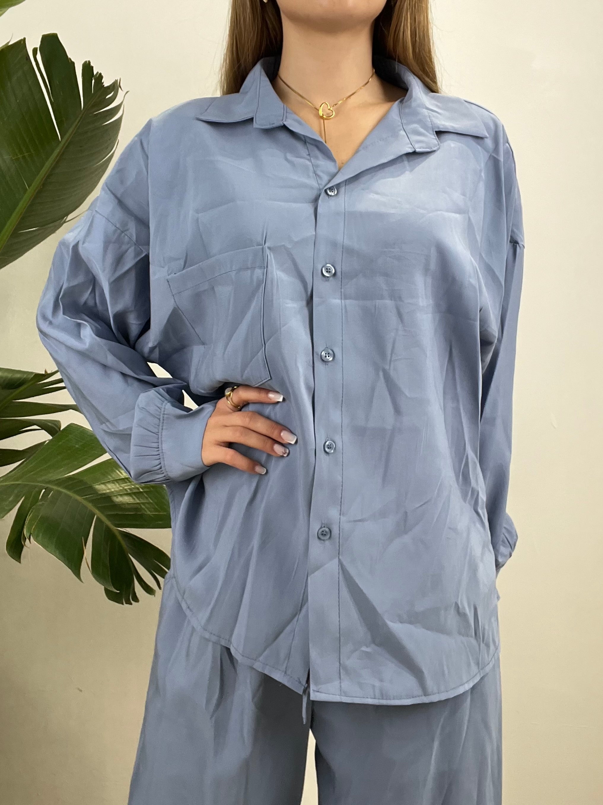 COMPLETO MORBIDO AZZURRO DENIM