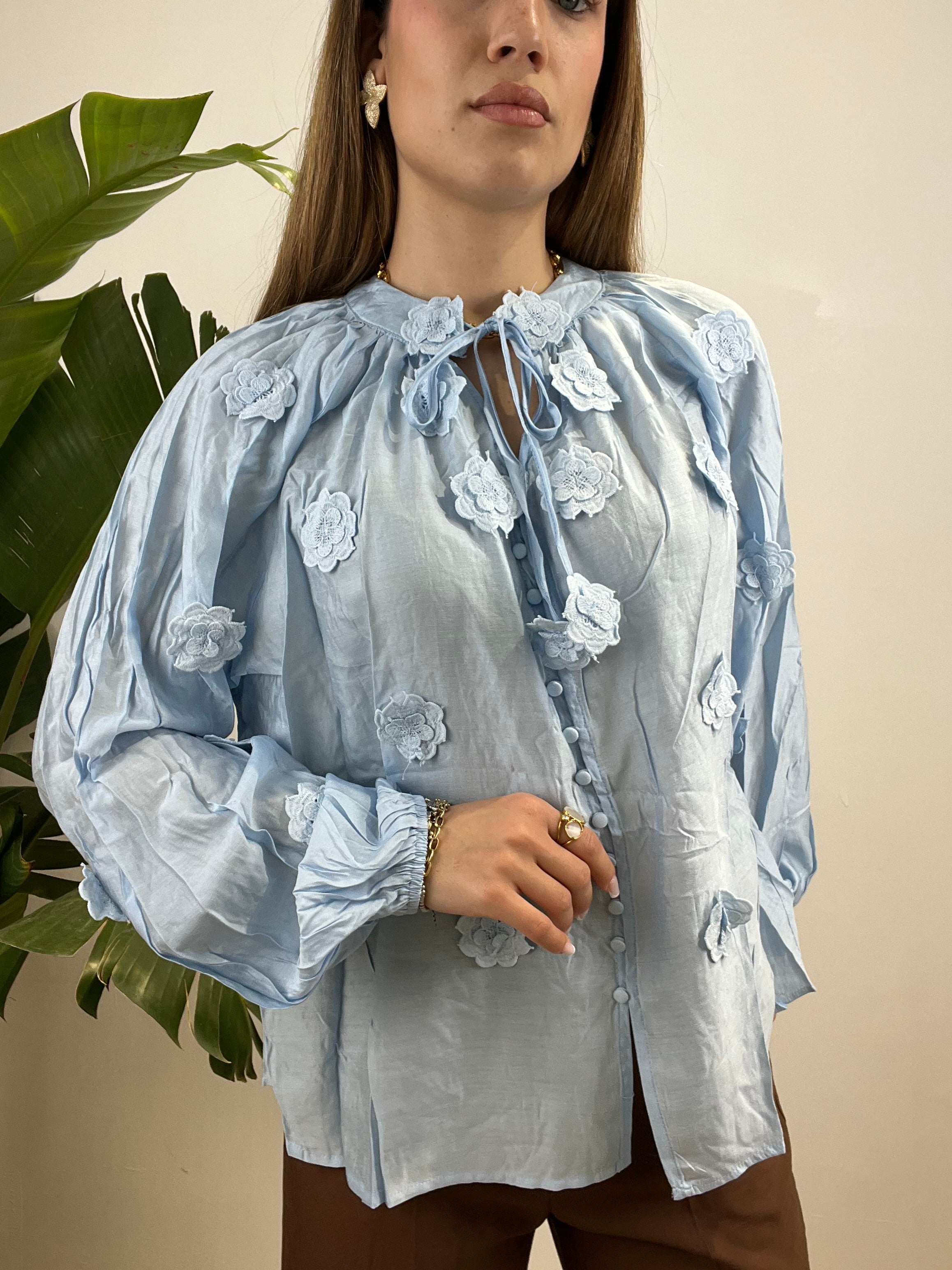 CAMICIA LUISA AZZURRA