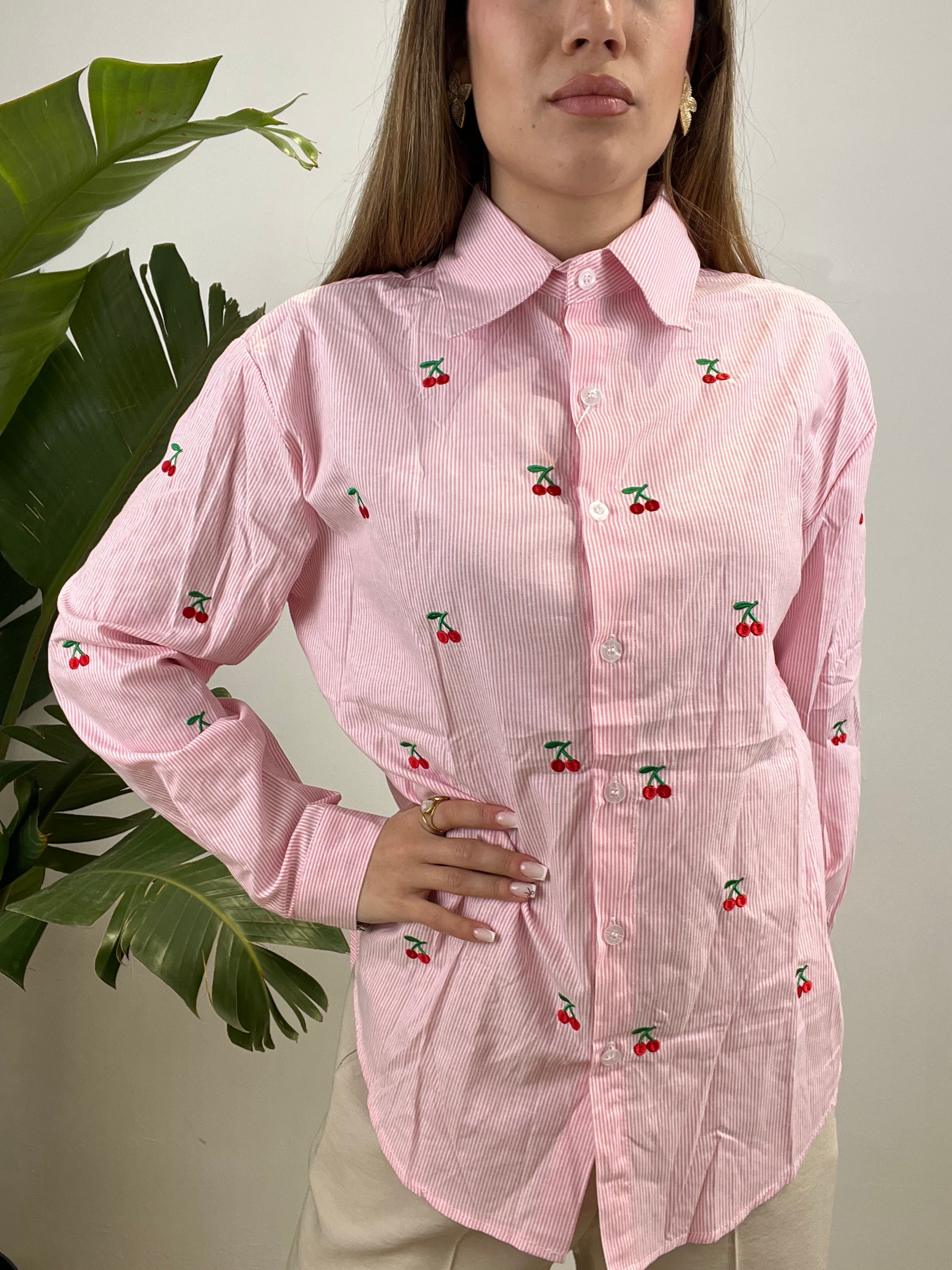 CAMICIA CILIEGIE ROSA