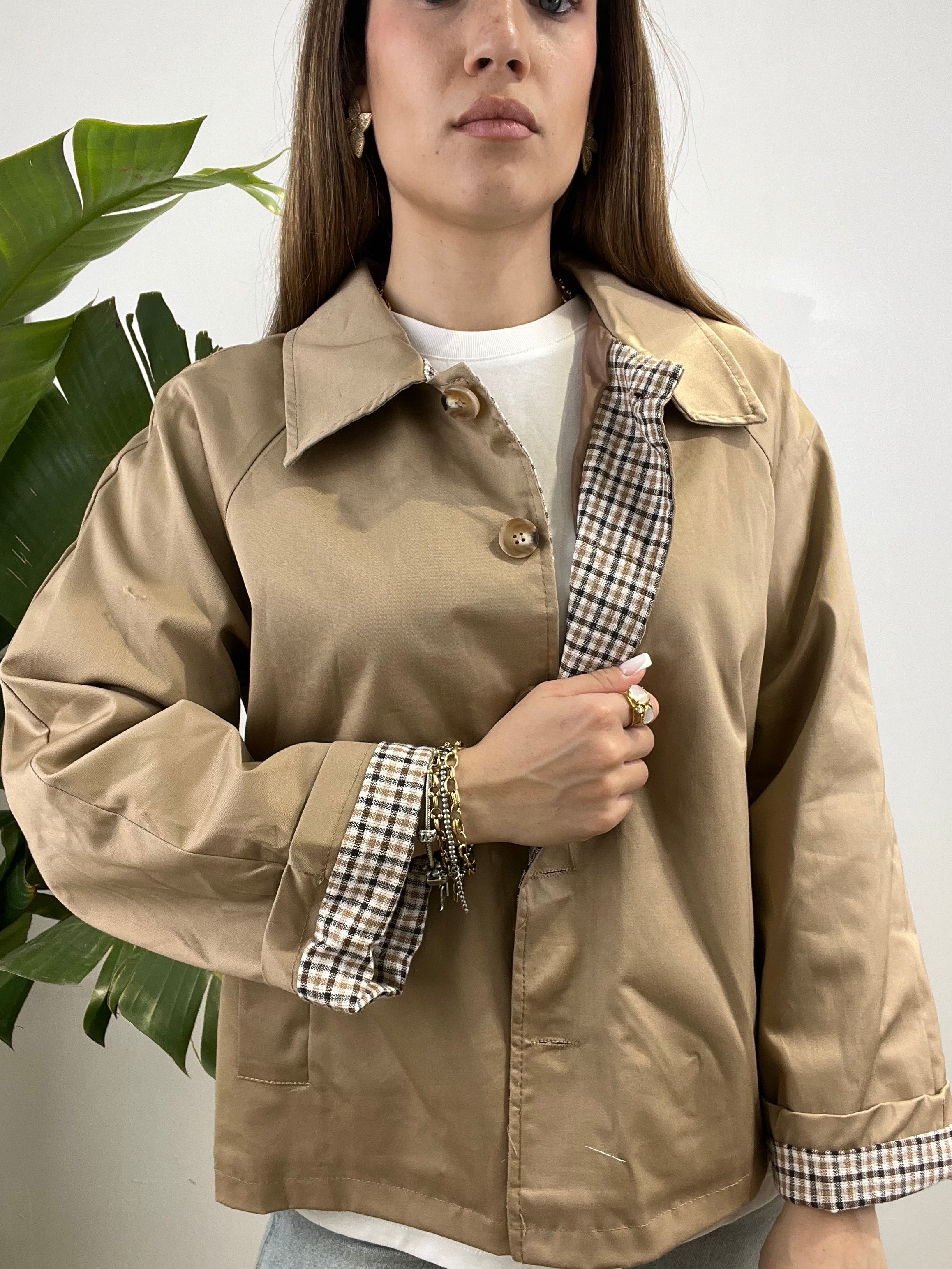 TRENCH KLAUDIA CAMEL