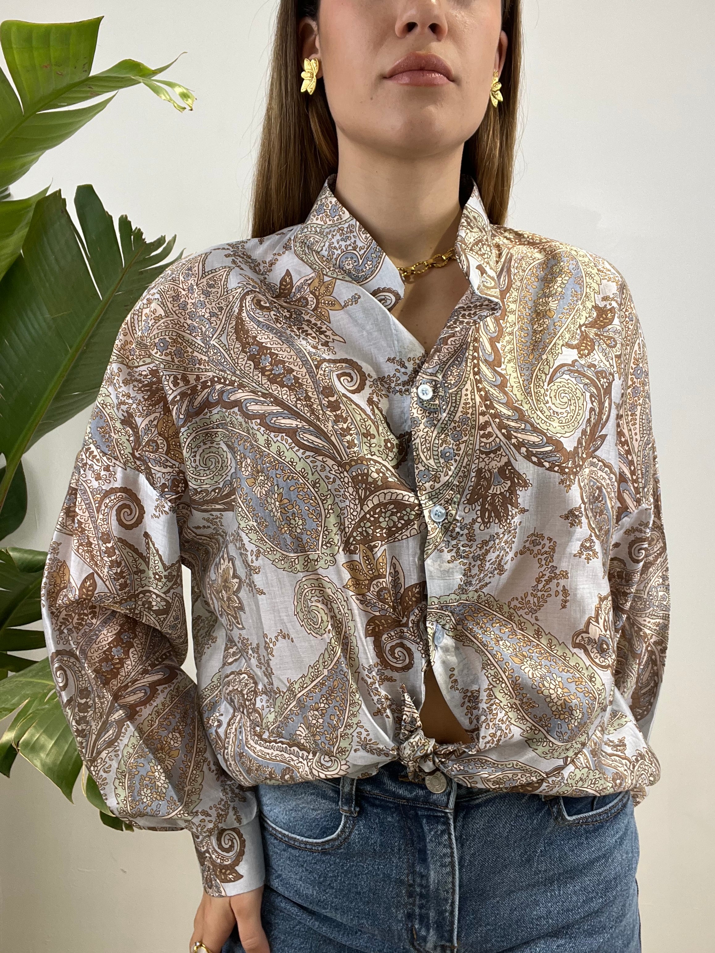 CAMICIA KARMEN AZZURRA