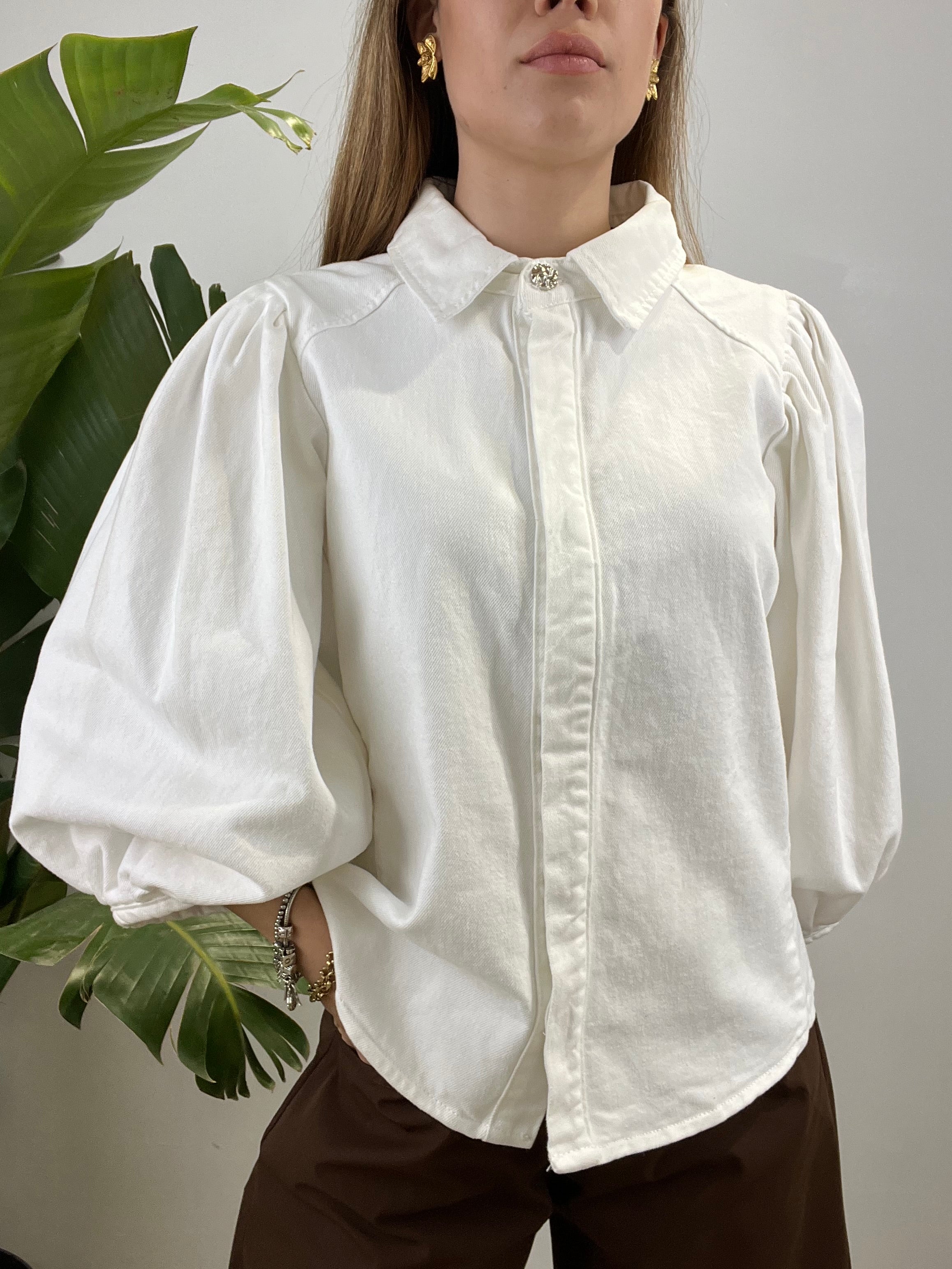 CAMICIA DENIM BIANCA PROMO