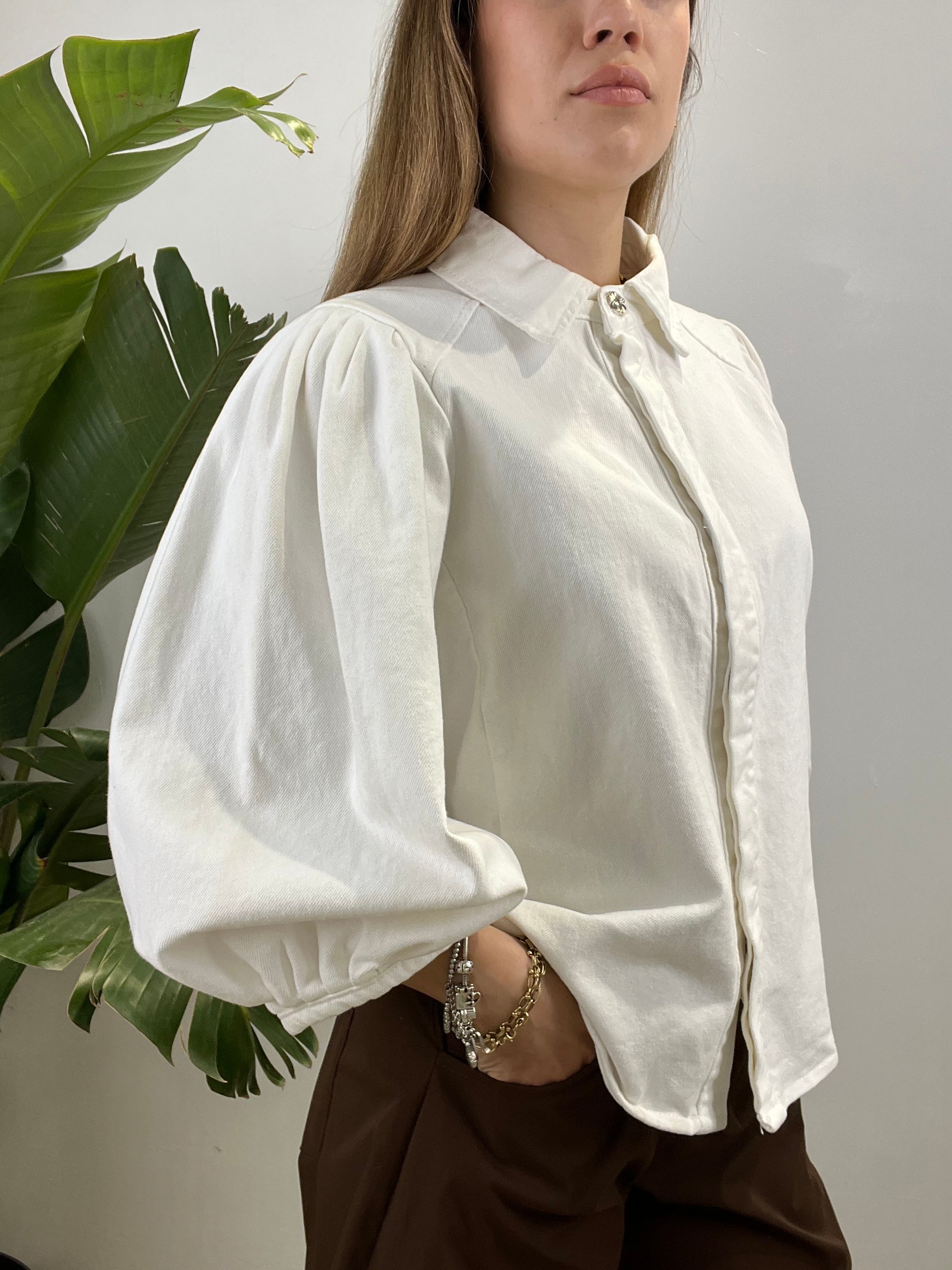 CAMICIA DENIM BIANCA PROMO