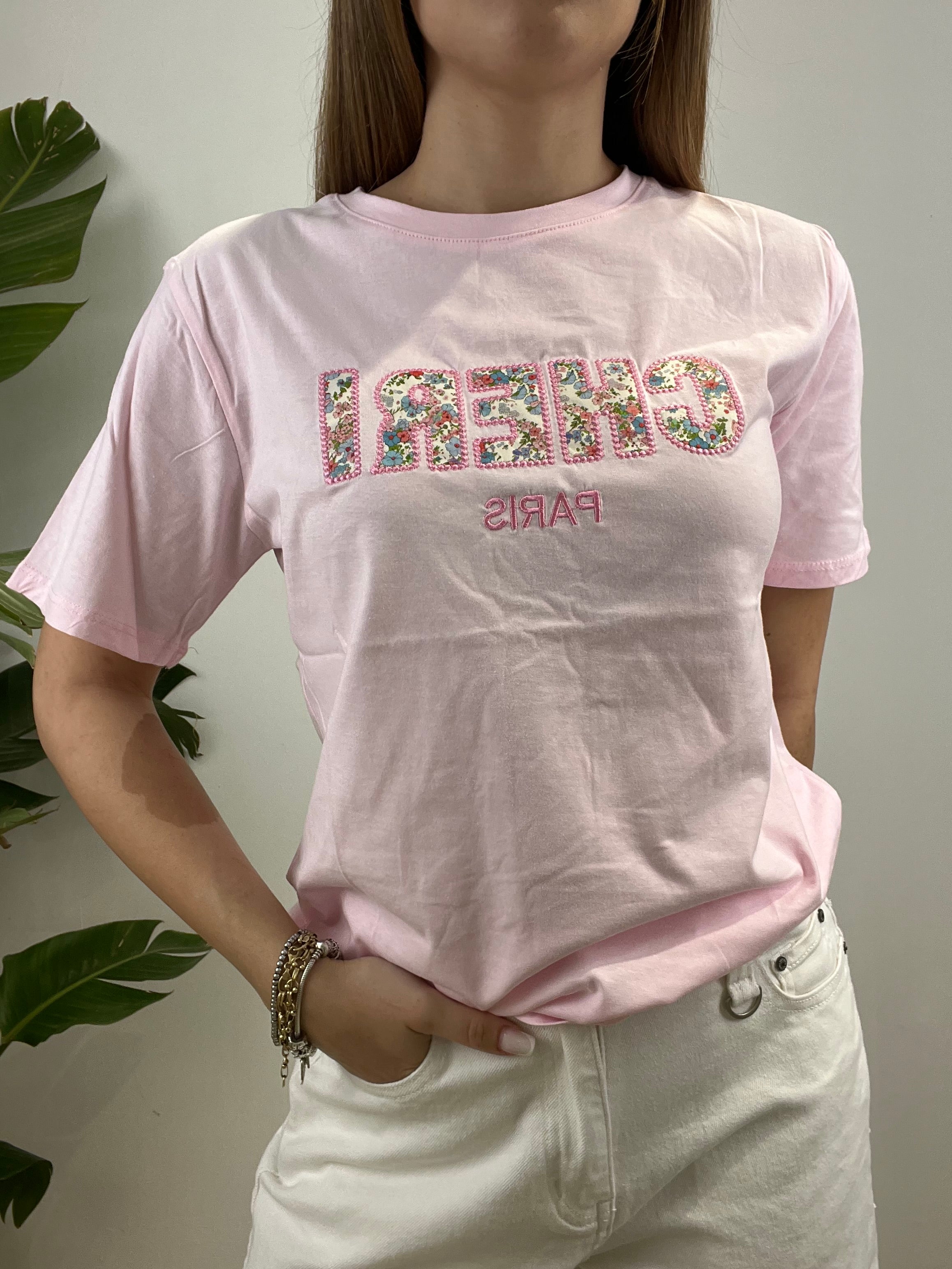 T-SHIRT CHERI ROSA