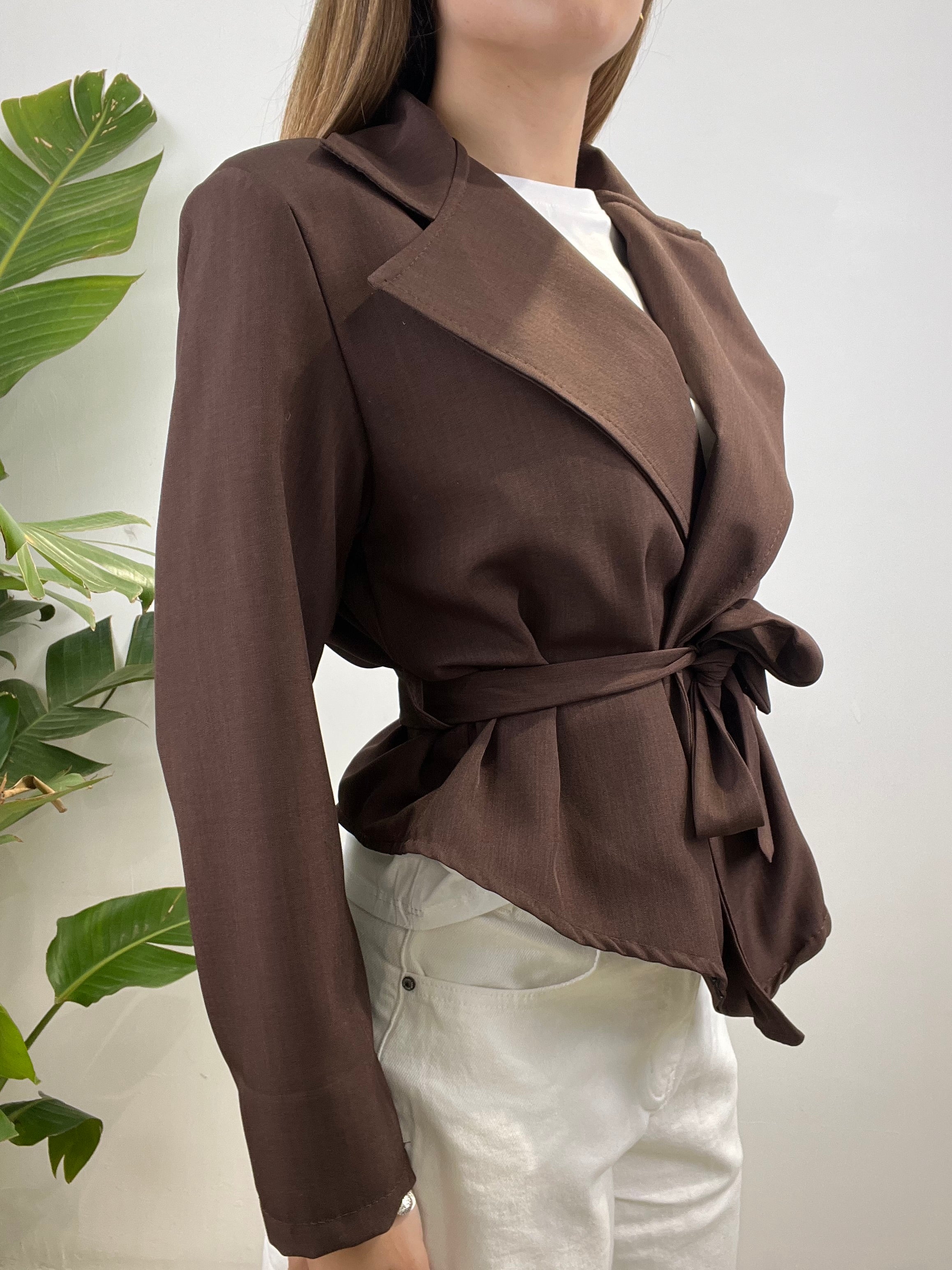 JACKET ECONOMY SIMPLY MARRONE