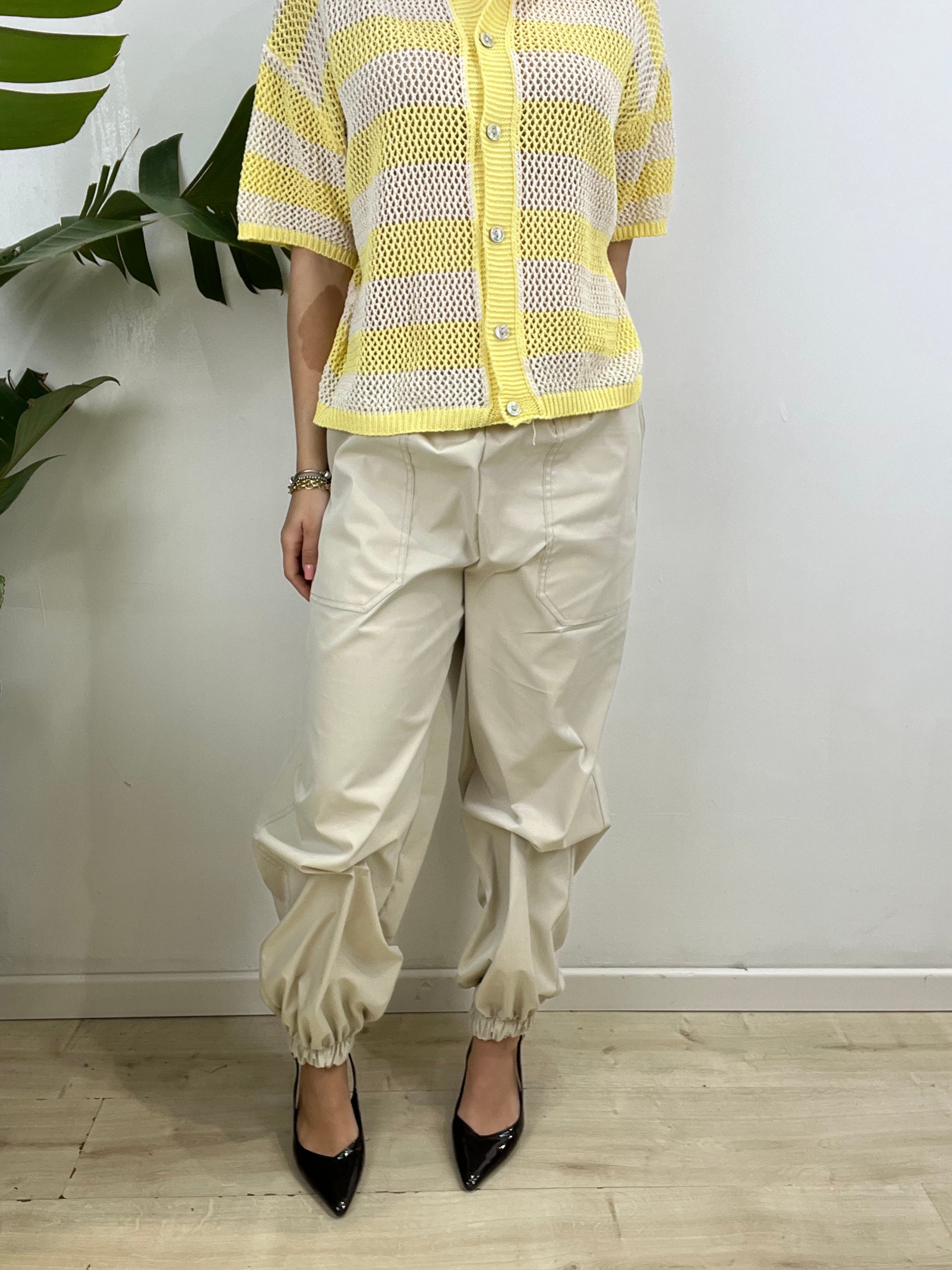 PANTALONI SIMON BEIGE