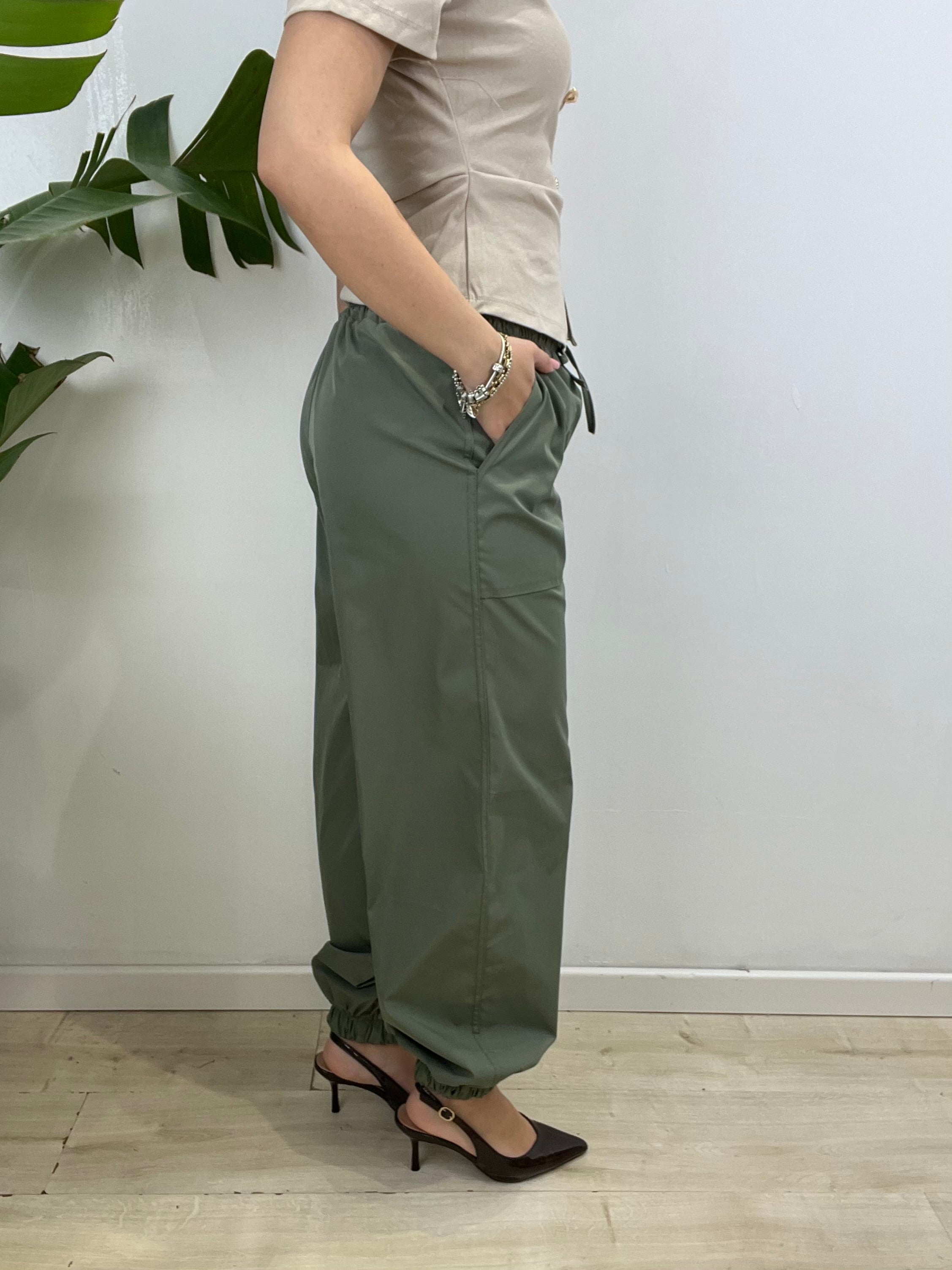 PANTALONI SIMON VERDE
