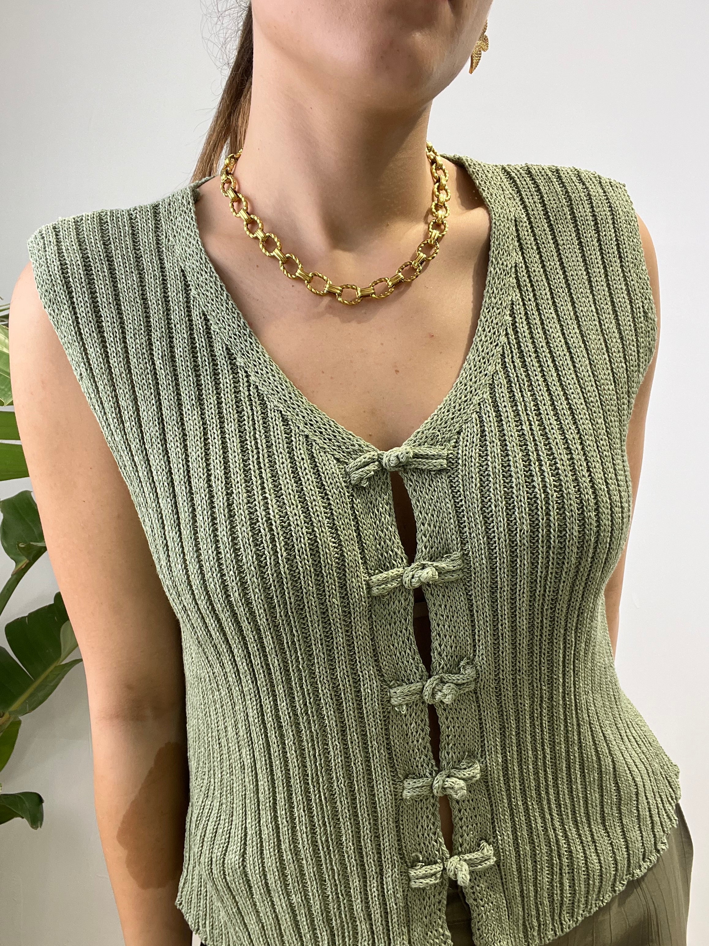 GILET LOREDANA VERDE