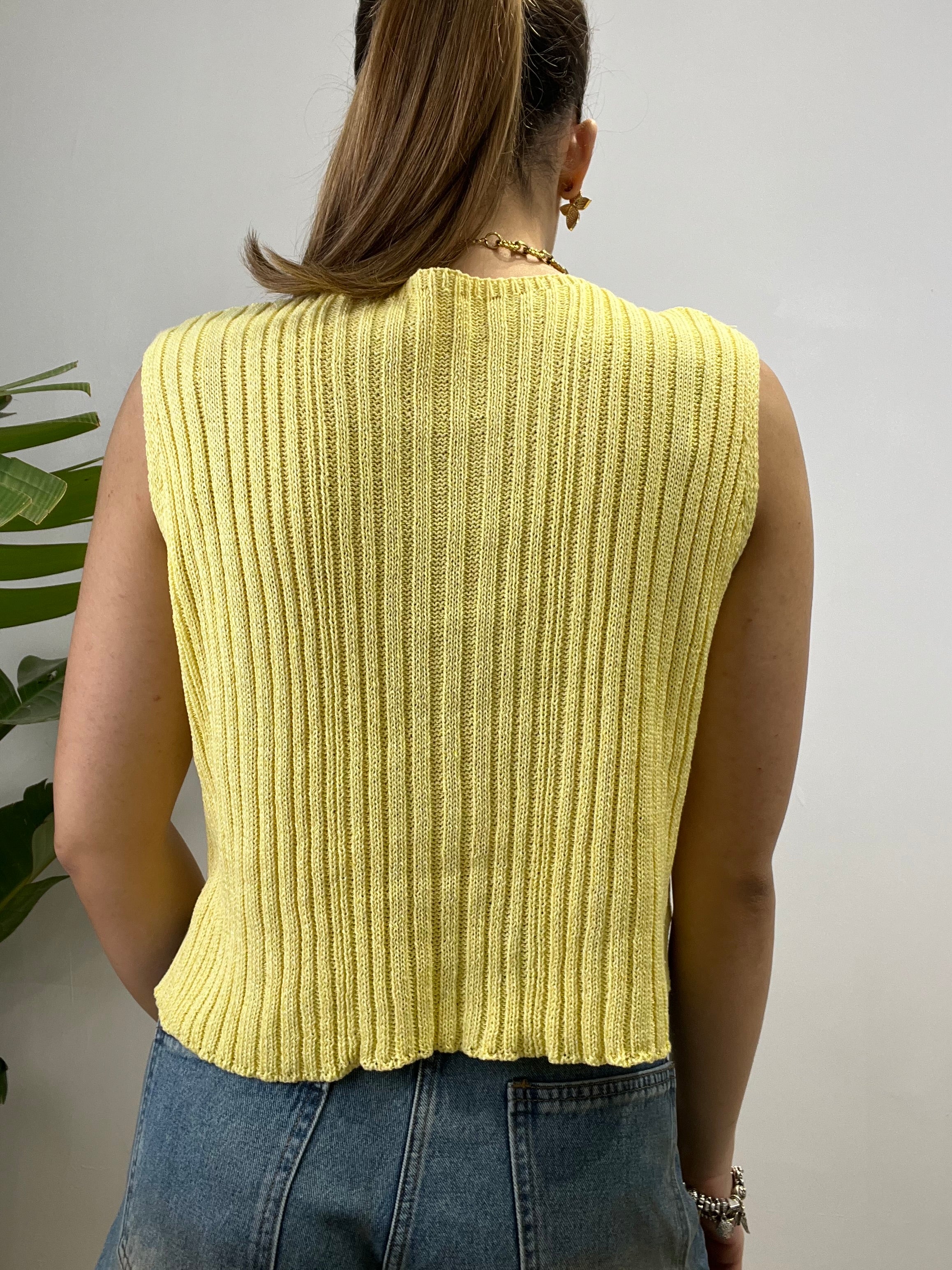 GILET LOREDANA GIALLO
