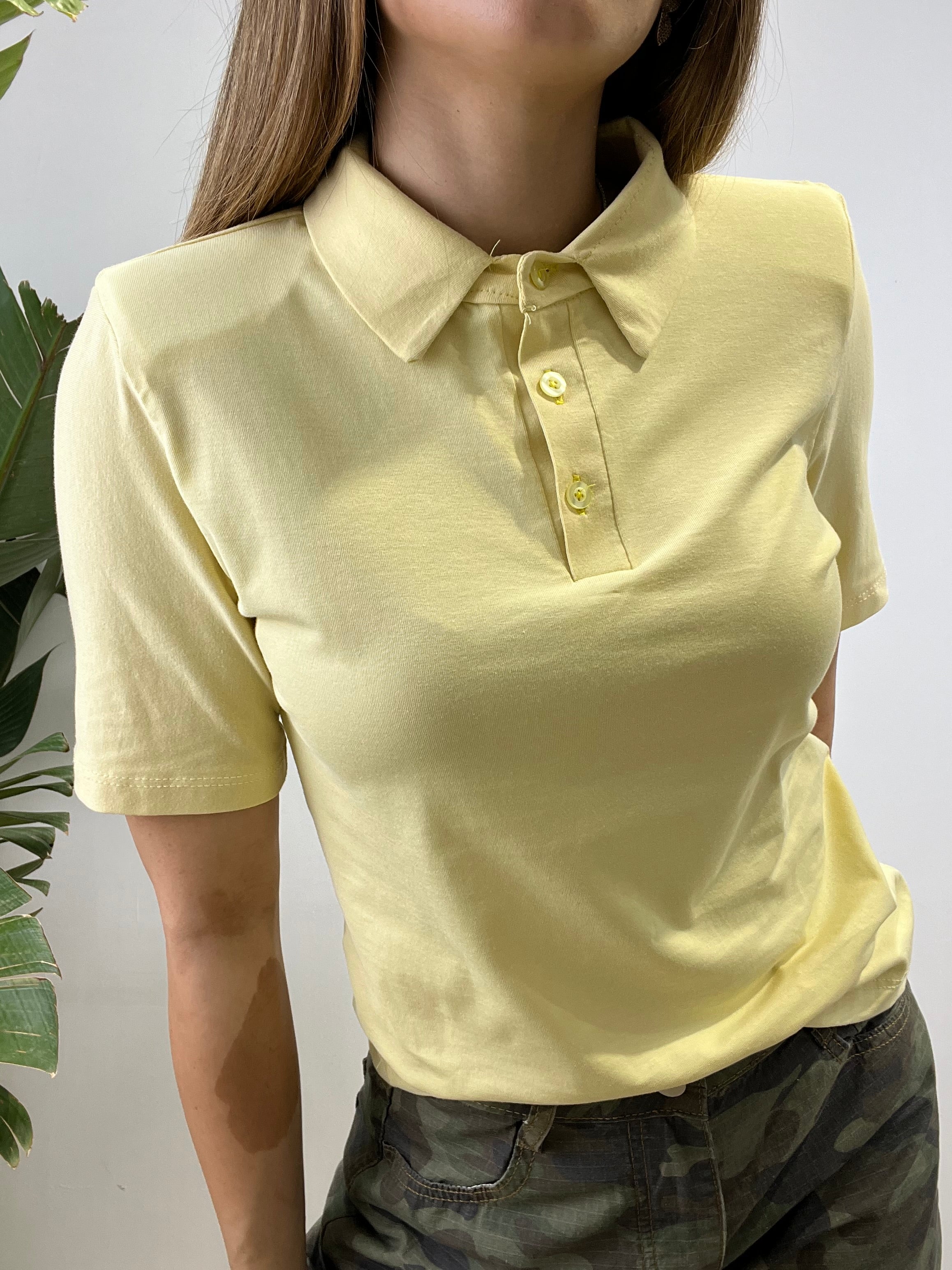 POLO SIMPLY GIALLA
